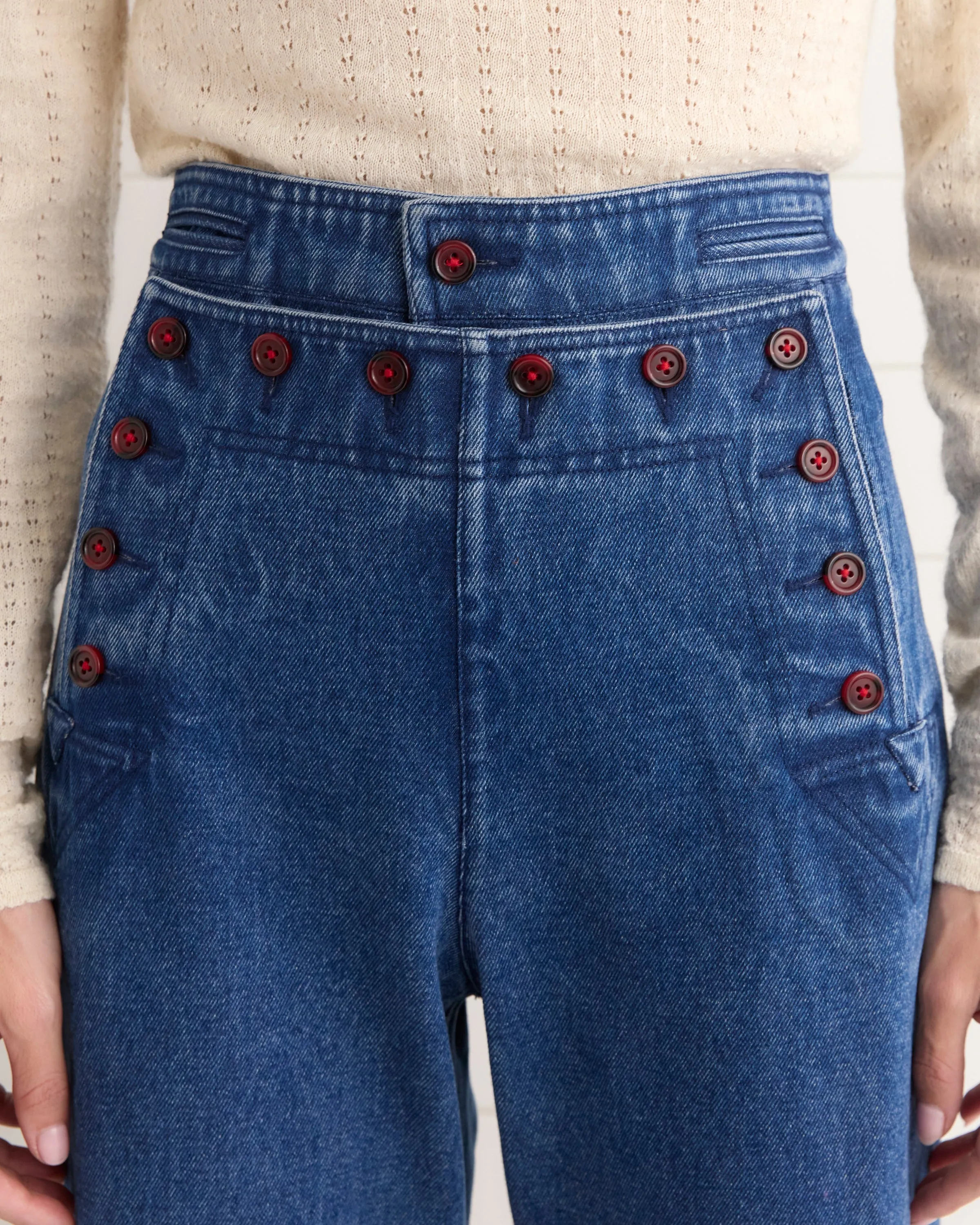 Denim Sailor Trousers sold by BODE product image thumbnail 2