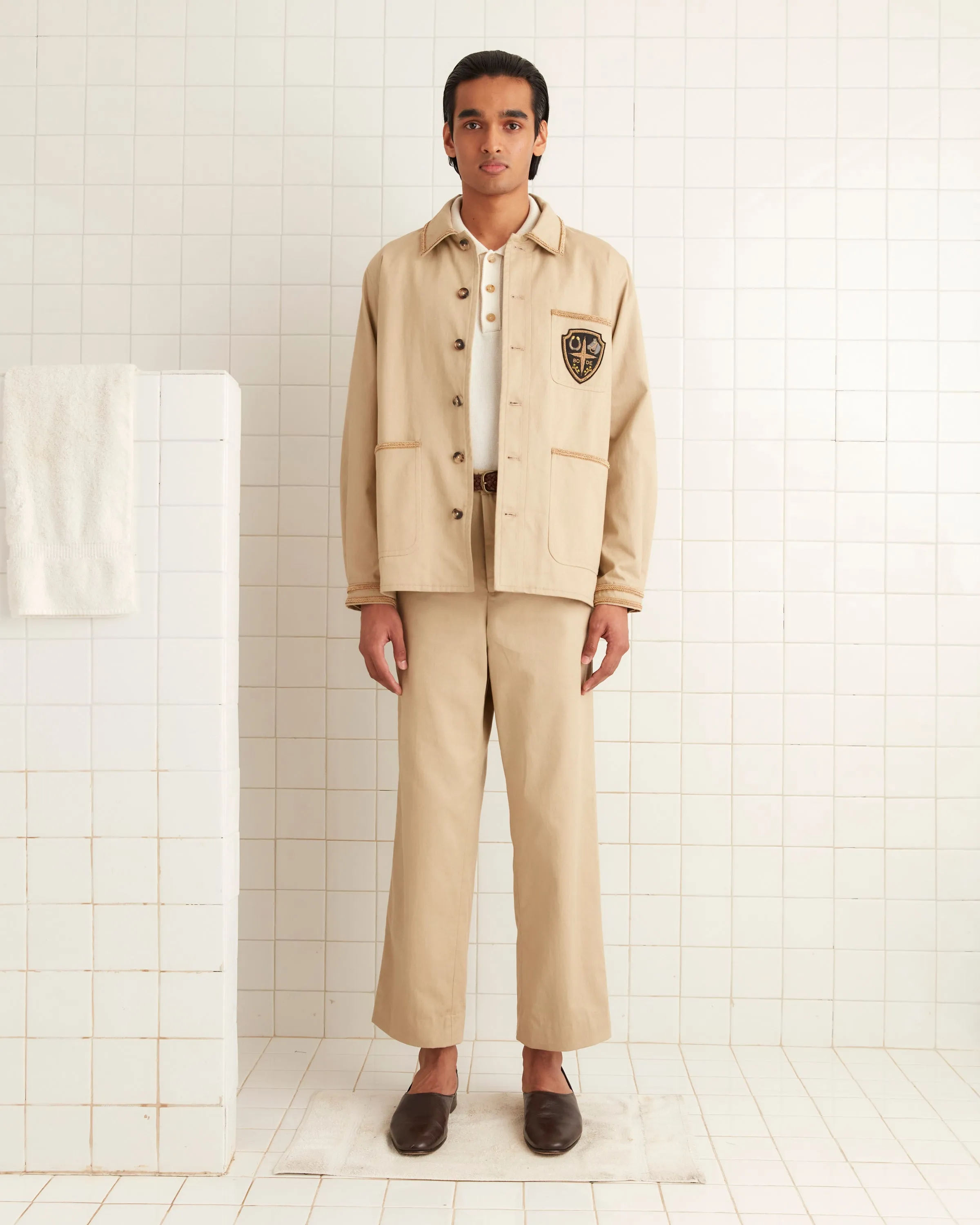 Khaki Bullion Jacket sold by BODE