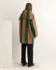 Parakeet Stripe Sideline Coat sold by BODE
