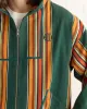 Parakeet Stripe Sideline Coat sold by BODE