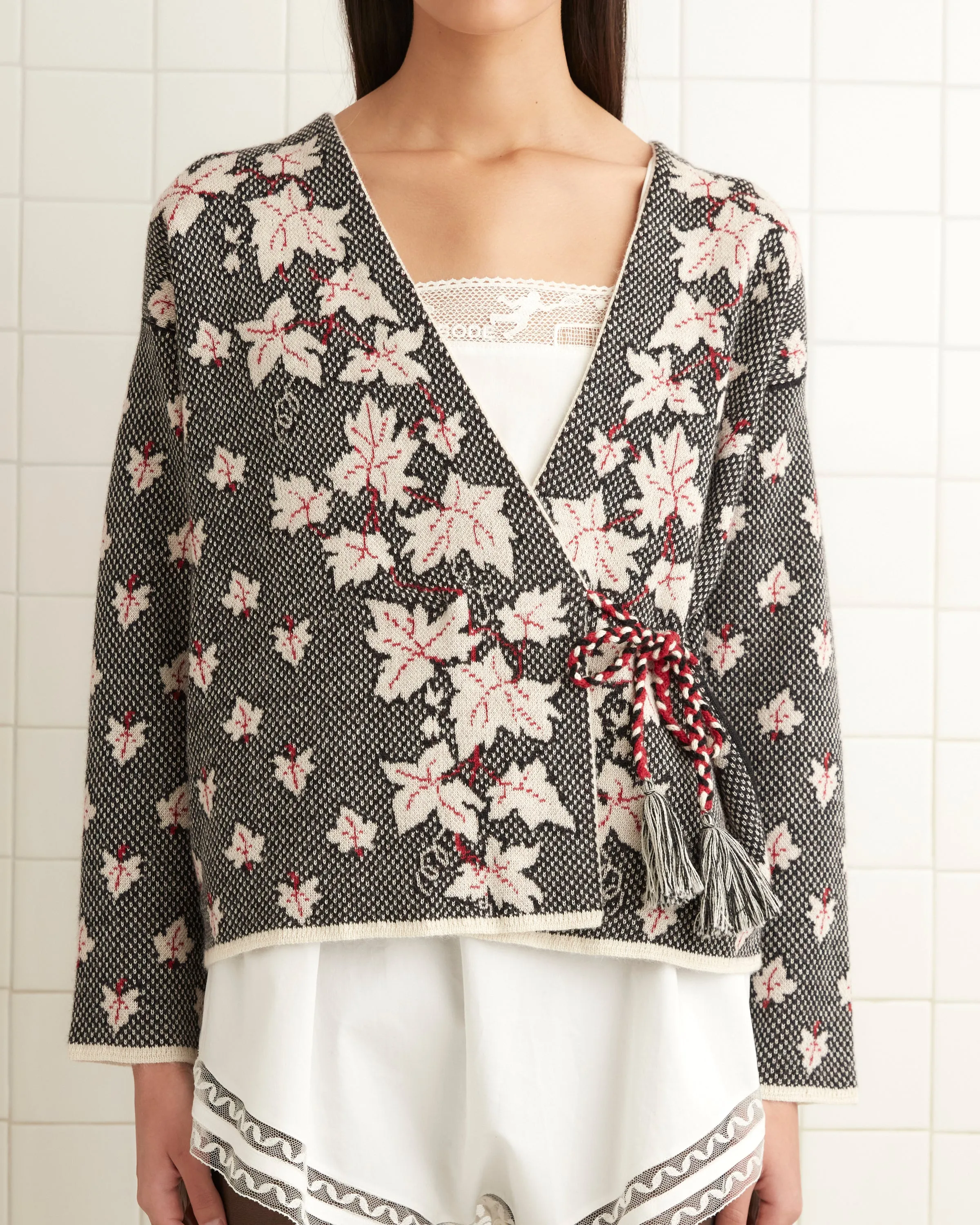 Maple Jacquard Cardigan sold by BODE product image thumbnail 2