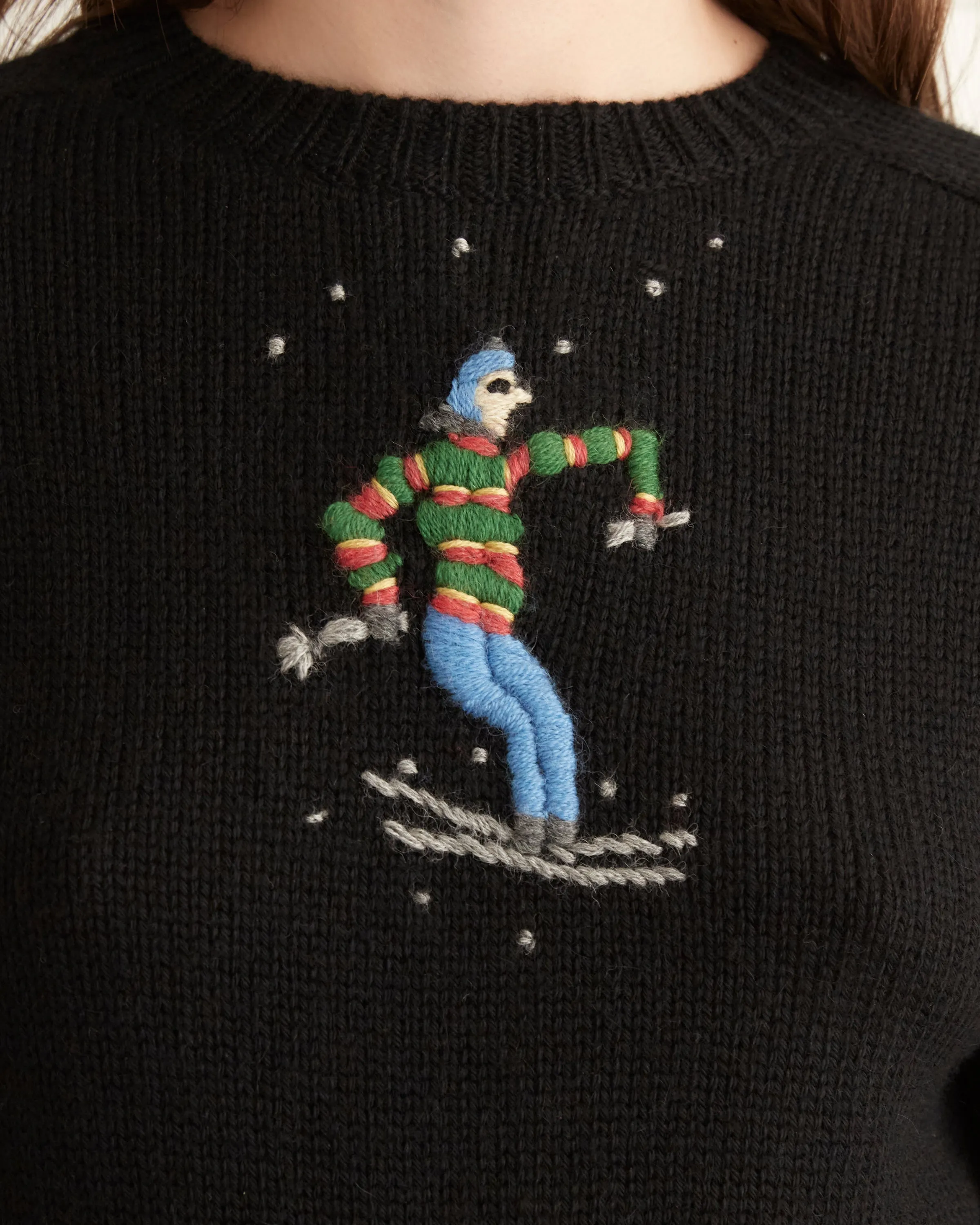 Ski Run Crewneck sold by BODE product image thumbnail 2