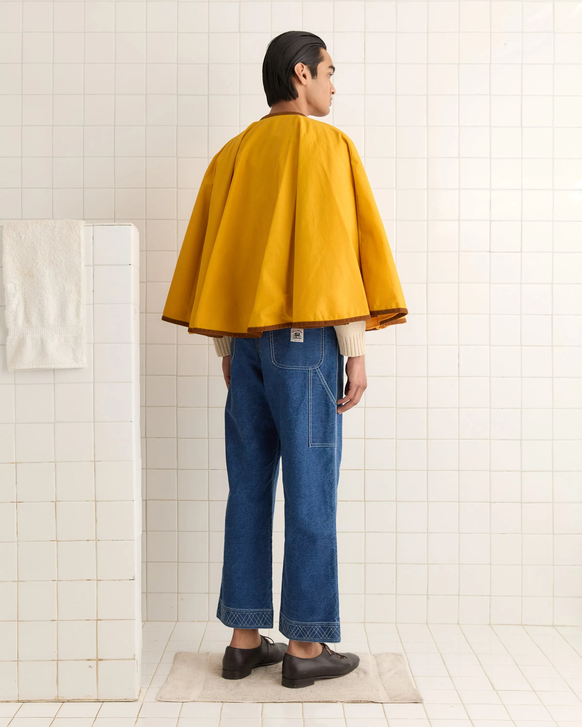 Waxed Rain Cape - Yellow sold by BODE product image thumbnail 3