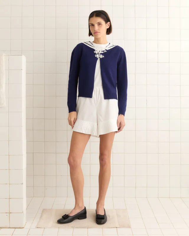 Astoria Cardigan - Navy sold by BODE