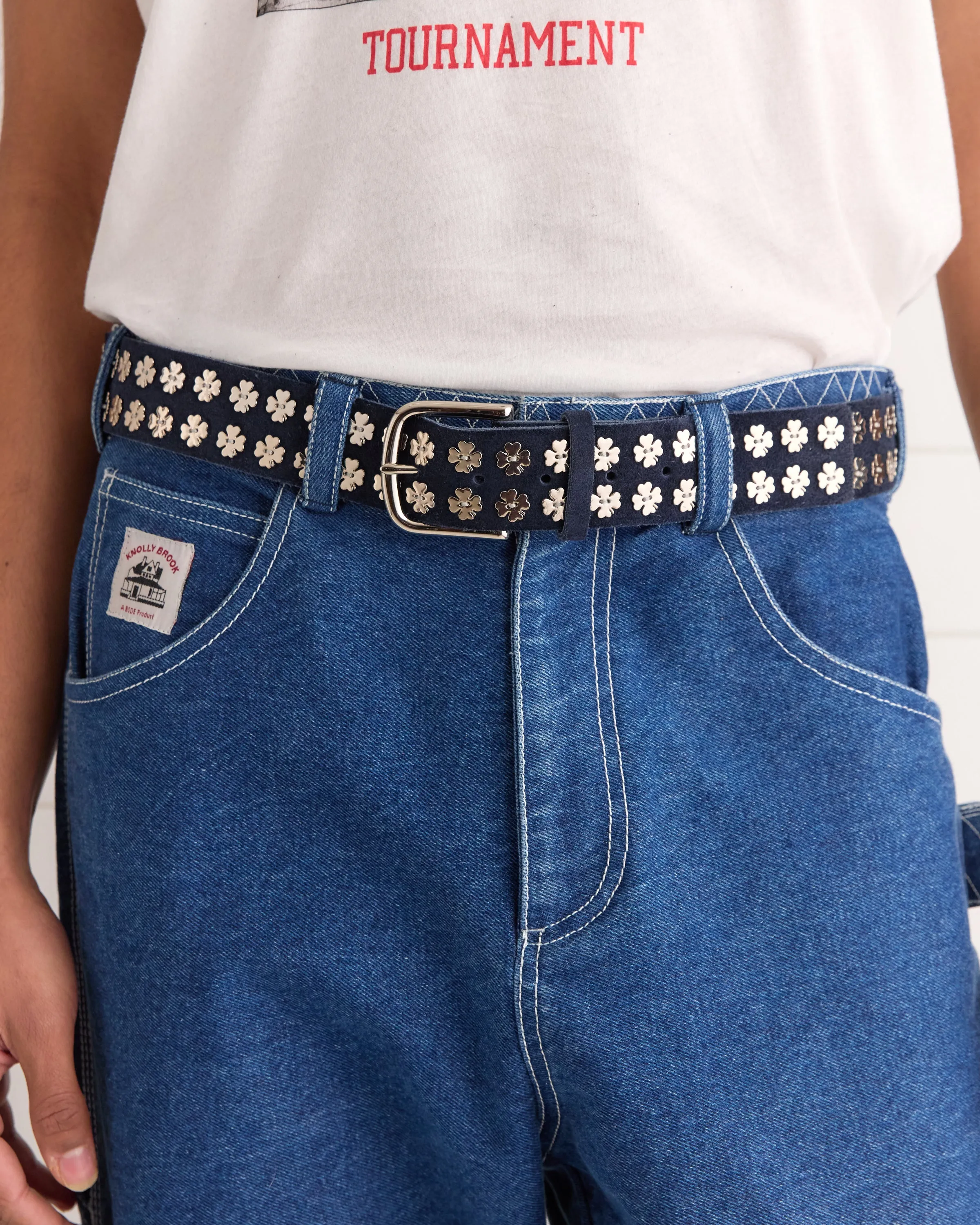 Clover Charm Belt - Dark Navy sold by BODE product image thumbnail 2