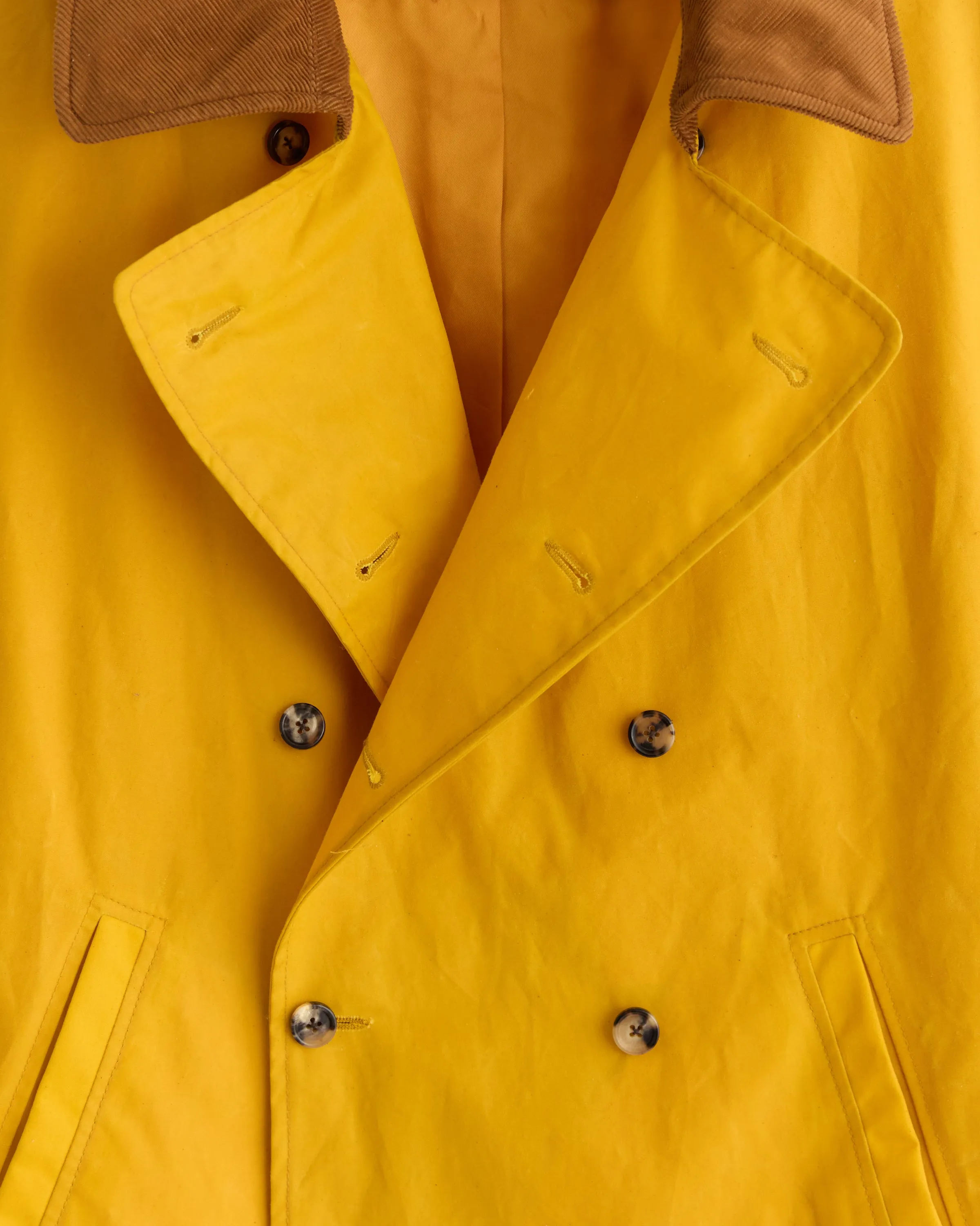 Waxed Peacoat - Yellow sold by BODE product image thumbnail 2