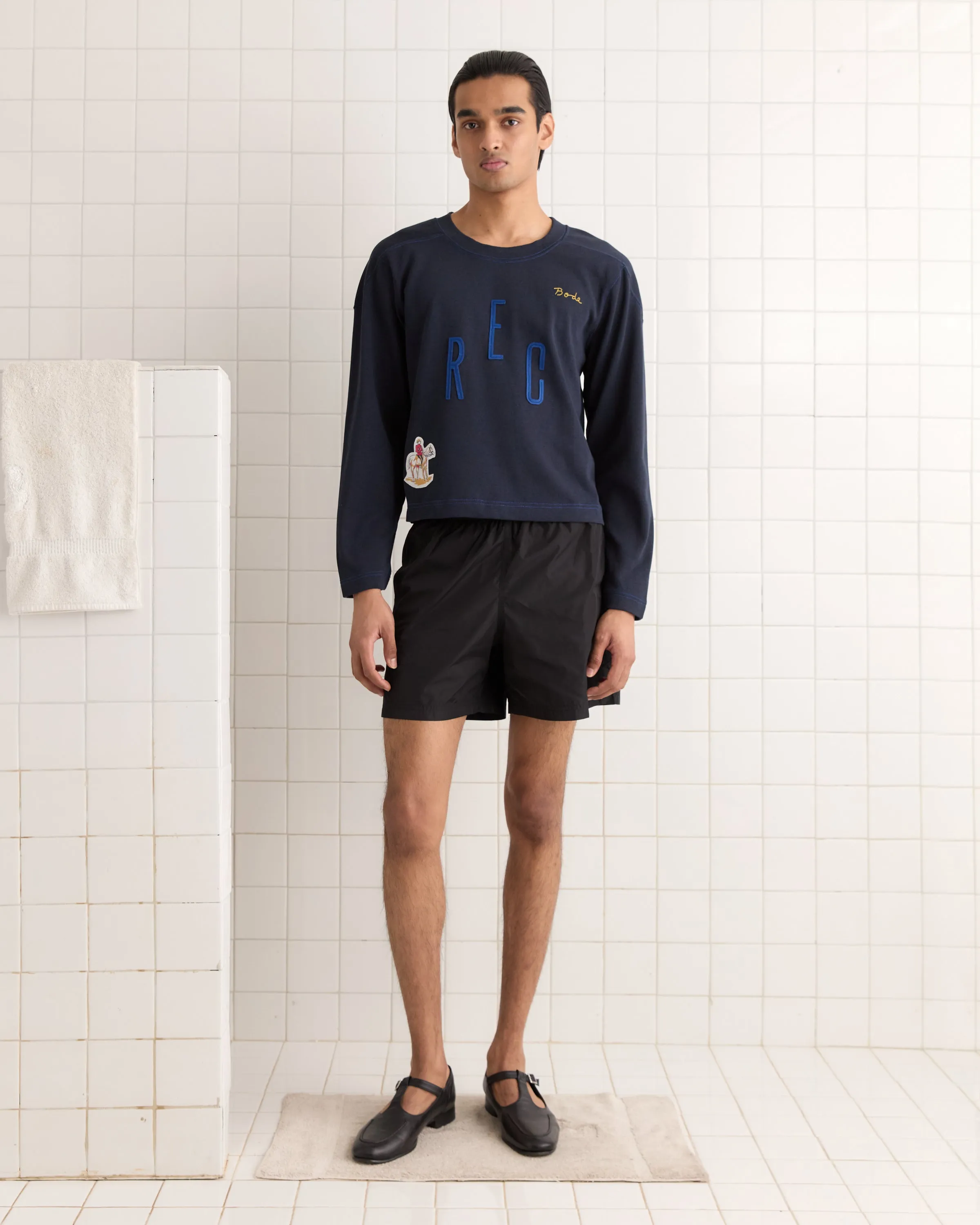Rec Pullover - Navy sold by BODE