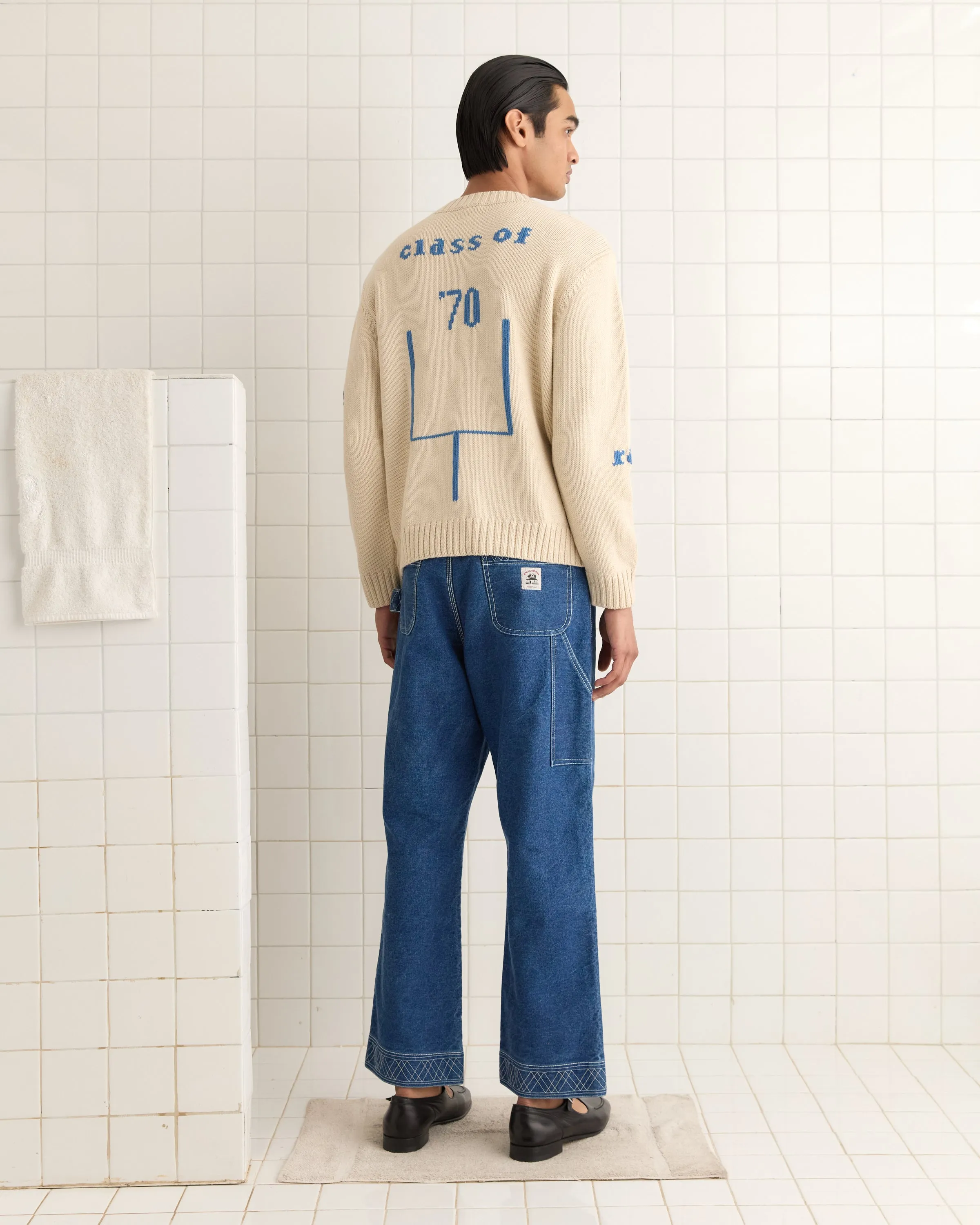 Spirit Sweater - Cream sold by BODE product image thumbnail 4