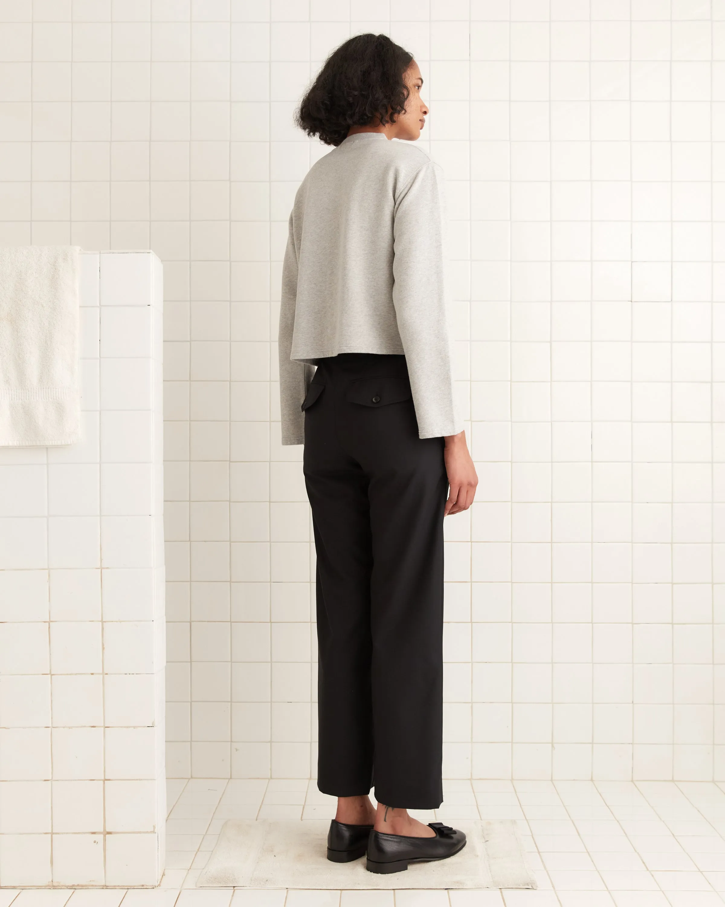 Heathered Cardigan - Grey sold by BODE product image thumbnail 3