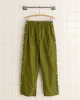 Nylon Tear-Away Track Pants - Olive sold by BODE