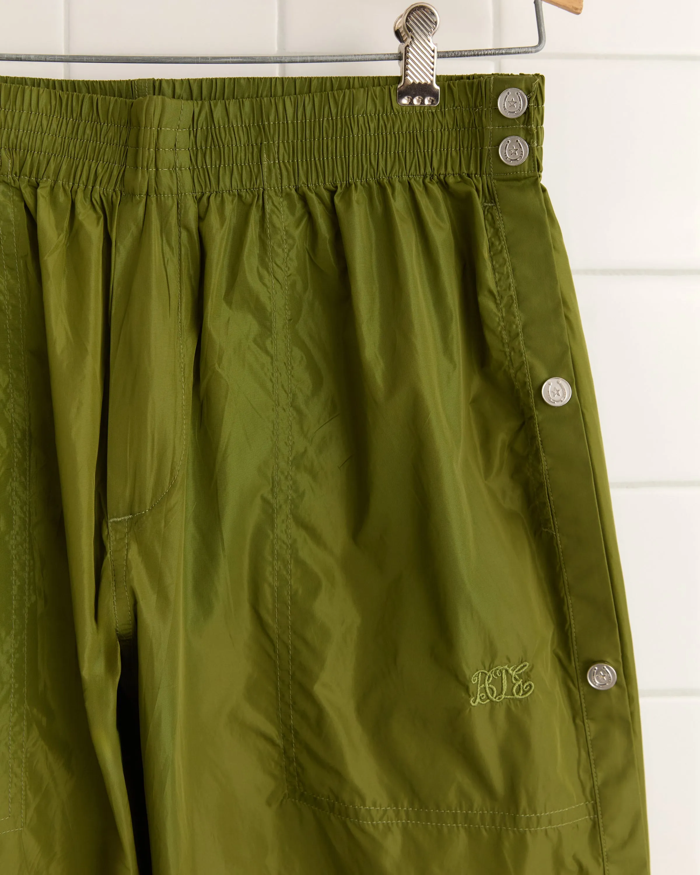 Nylon Tear-Away Track Pants - Olive sold by BODE product image thumbnail 2