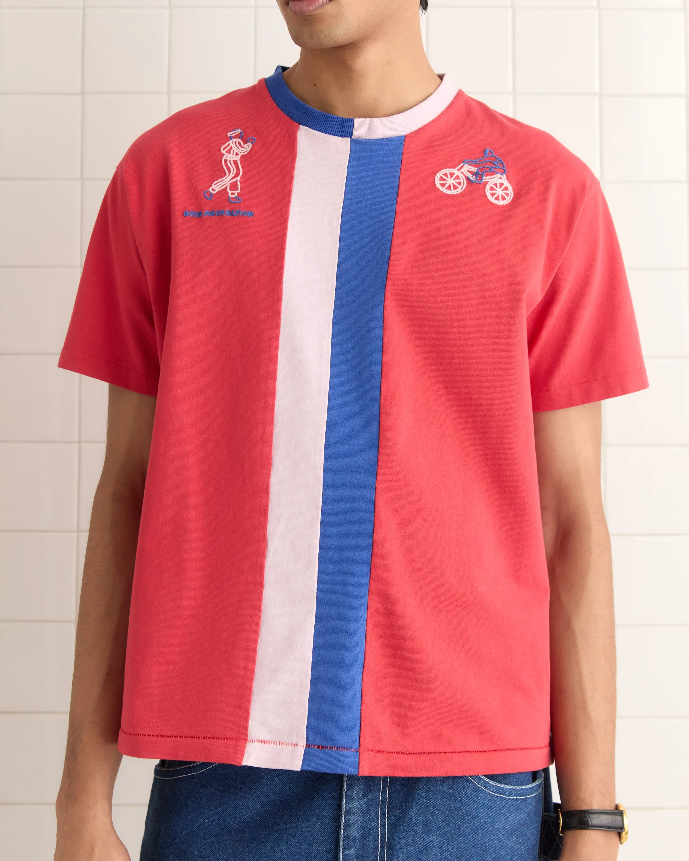 Racing Stripe Tee sold by BODE product image thumbnail 2