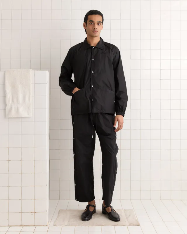 Nylon Track Jacket - Black sold by BODE