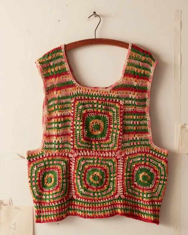 Manchester Crochet Tank sold by BODE