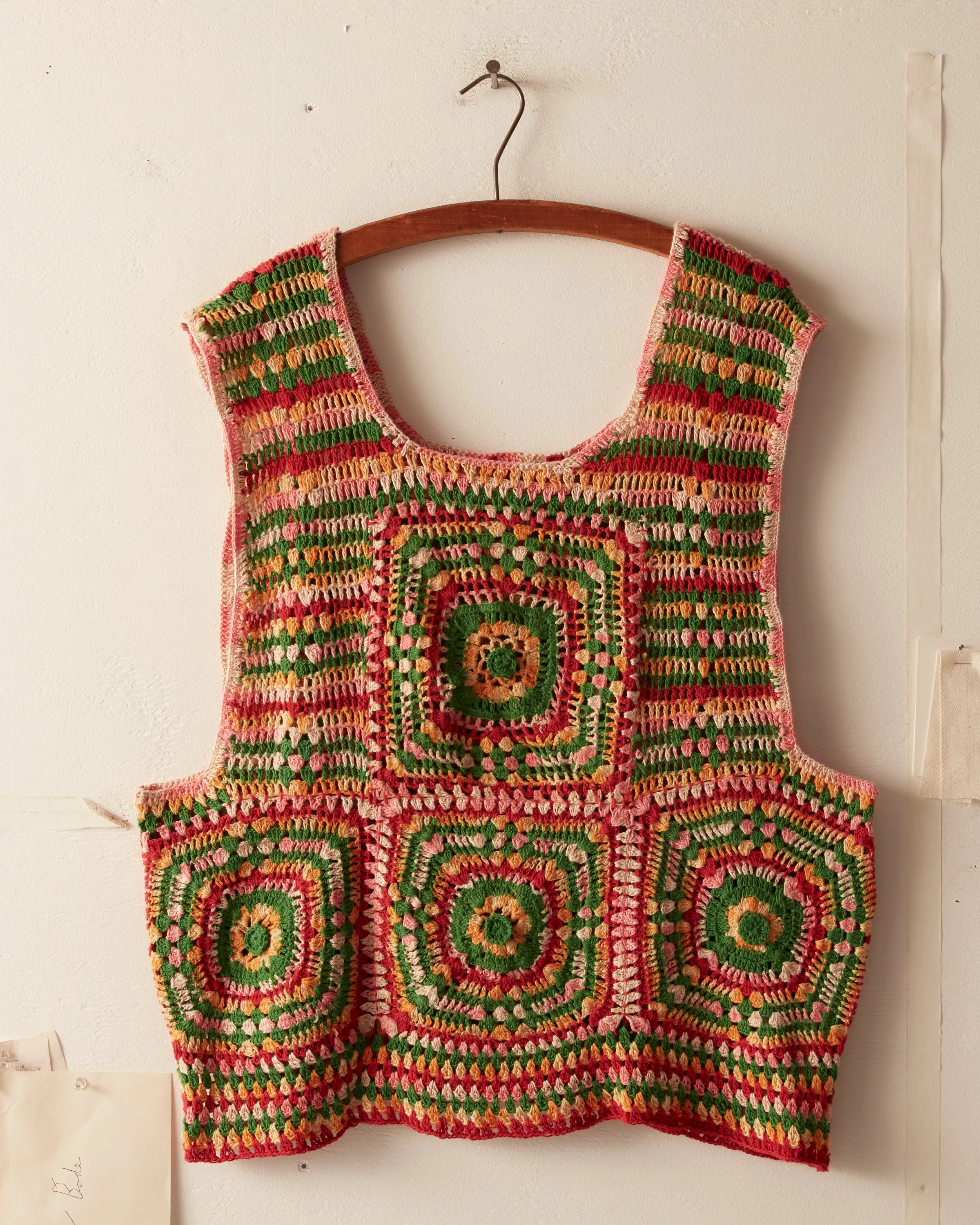 Manchester Crochet Tank sold by BODE