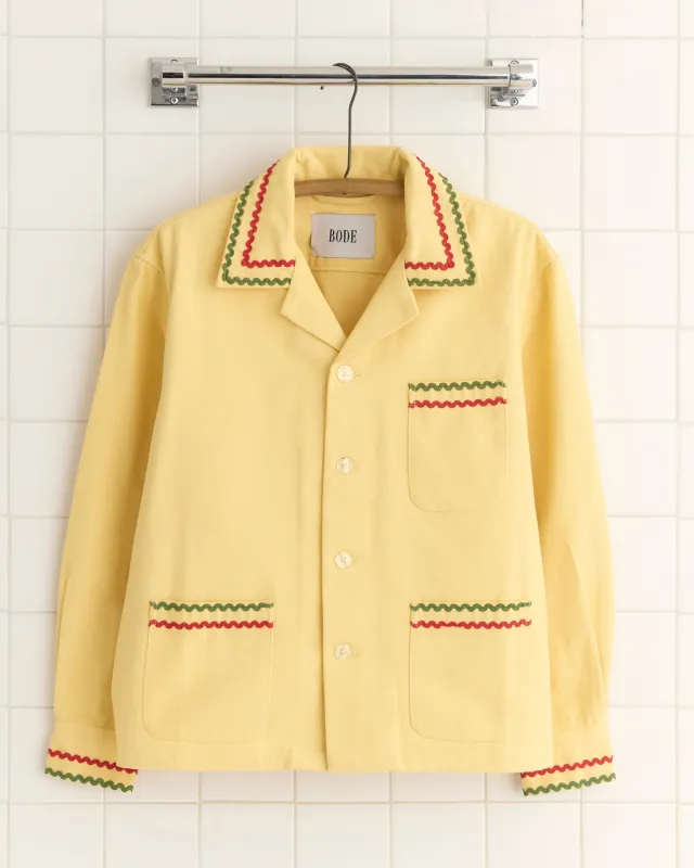 Canary Rickrack Overshirt sold by BODE