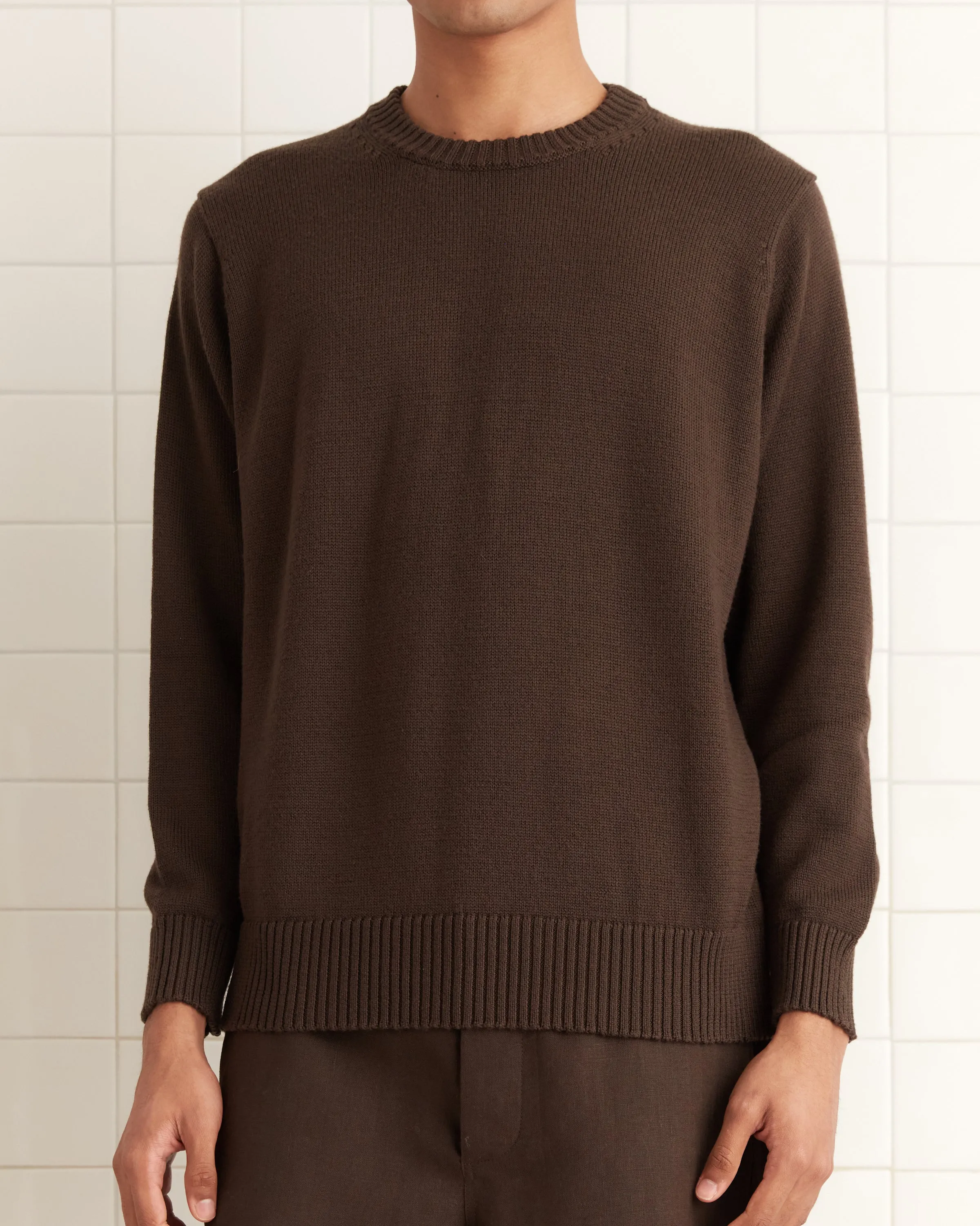 Juniper Sweater - Brown/Black sold by BODE product image thumbnail 2