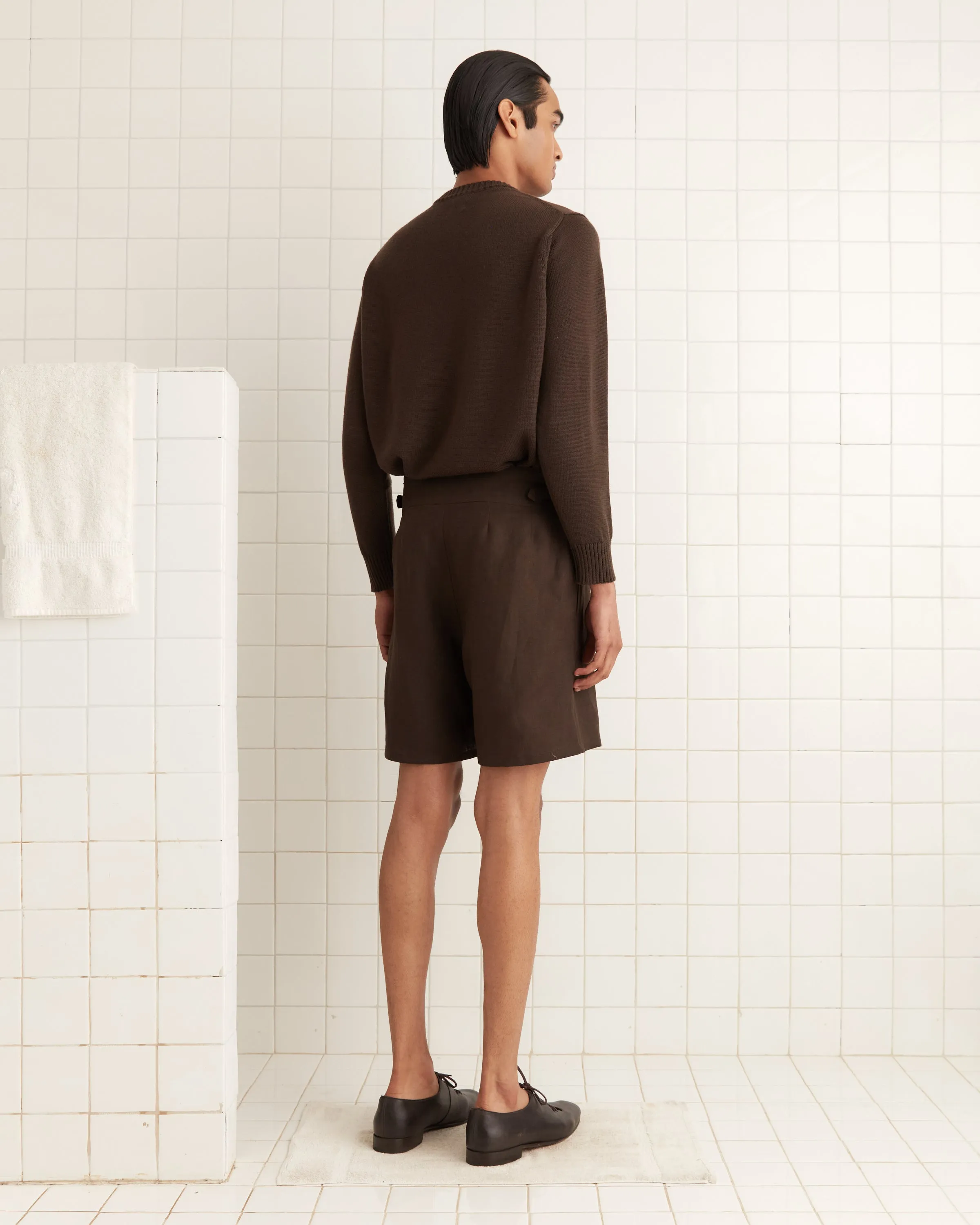 Juniper Sweater - Brown/Black sold by BODE product image thumbnail 3