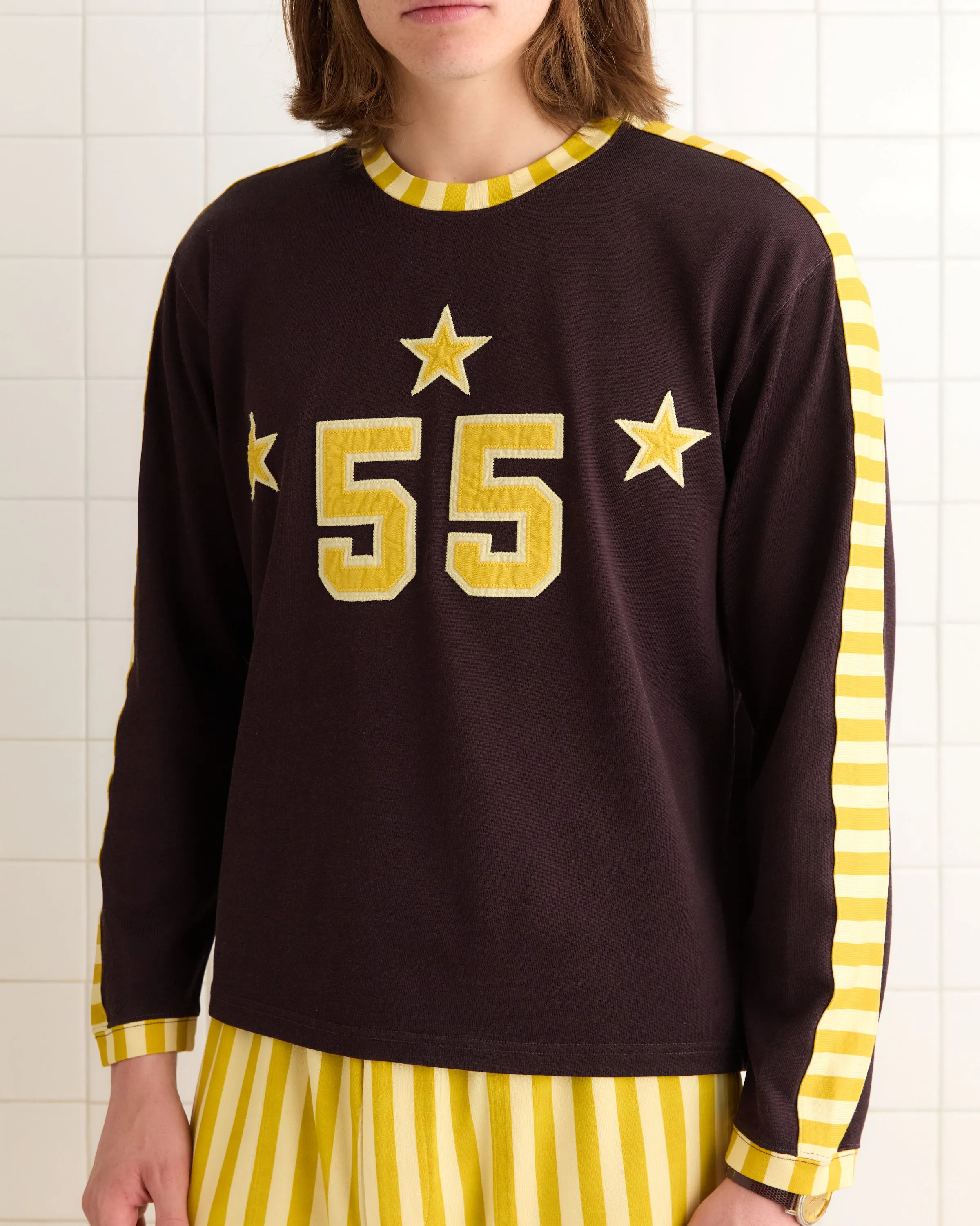 Medalist Appliqué Long Sleeve Tee sold by BODE product image thumbnail 2