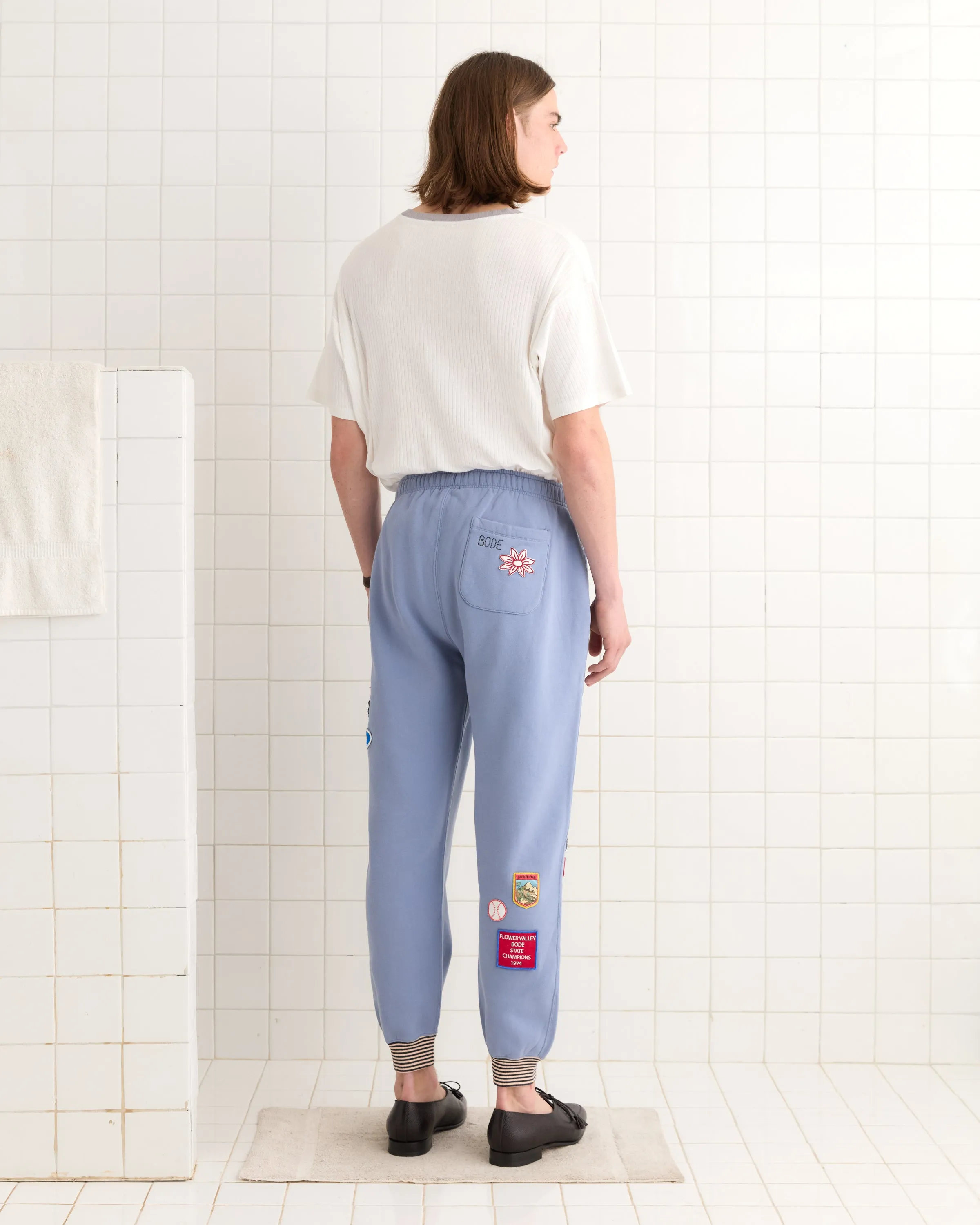 Warmup Patch Joggers sold by BODE product image thumbnail 3