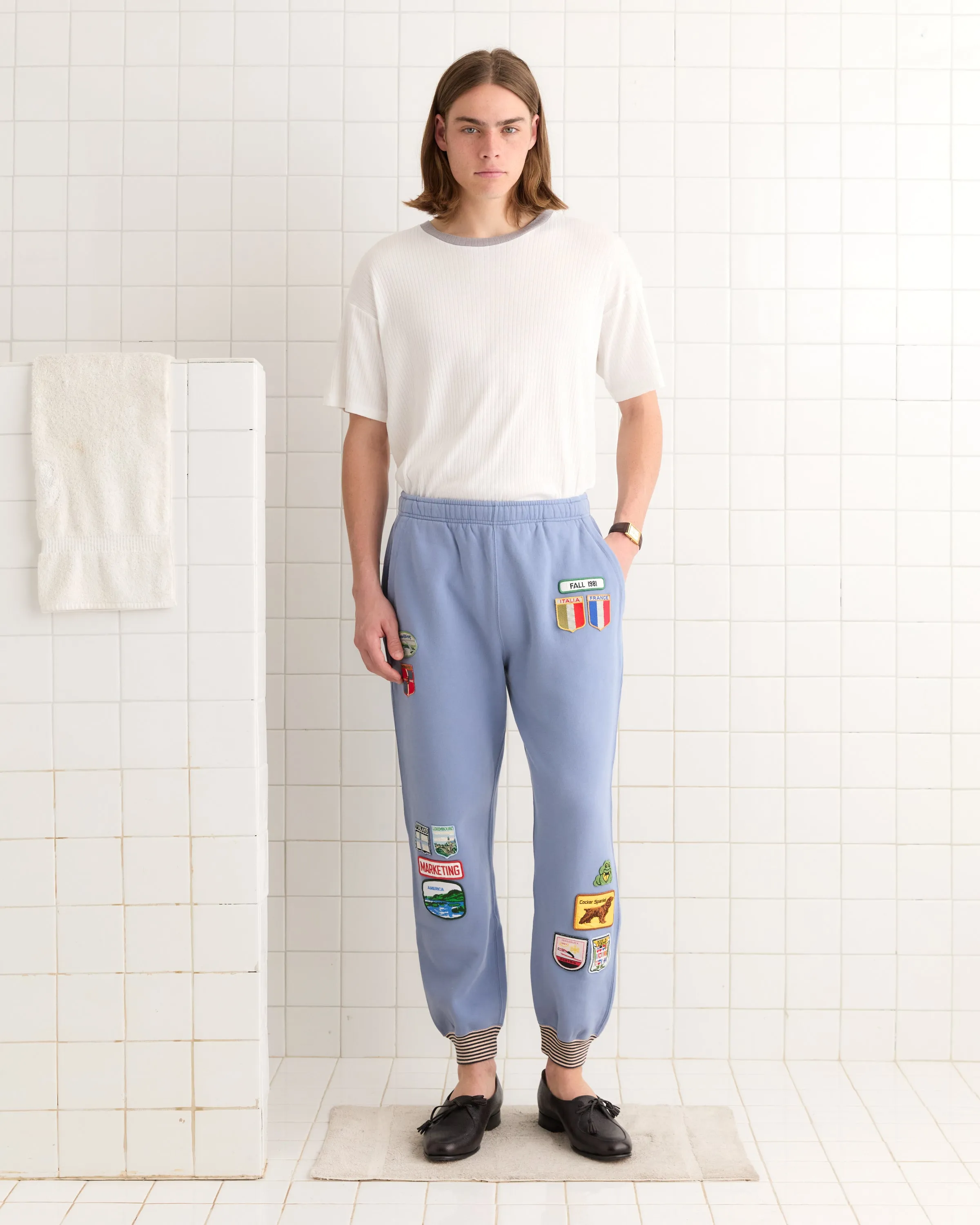 Warmup Patch Joggers sold by BODE