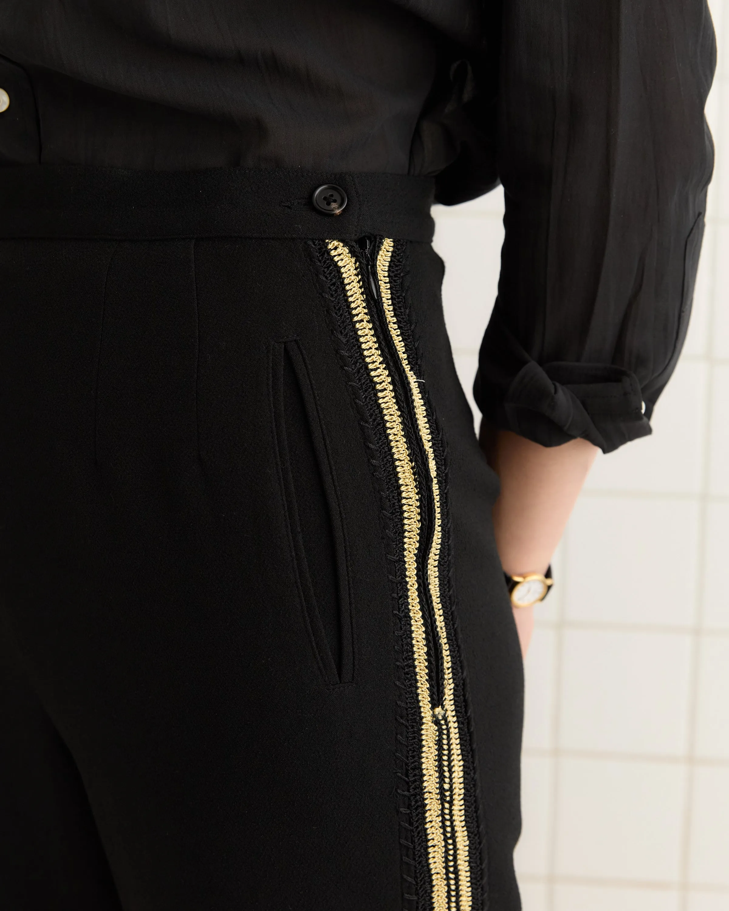 Weedy Crochet Trousers sold by BODE product image thumbnail 2