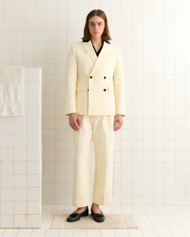 Seymour Double-Breasted Suit Jacket sold by BODE