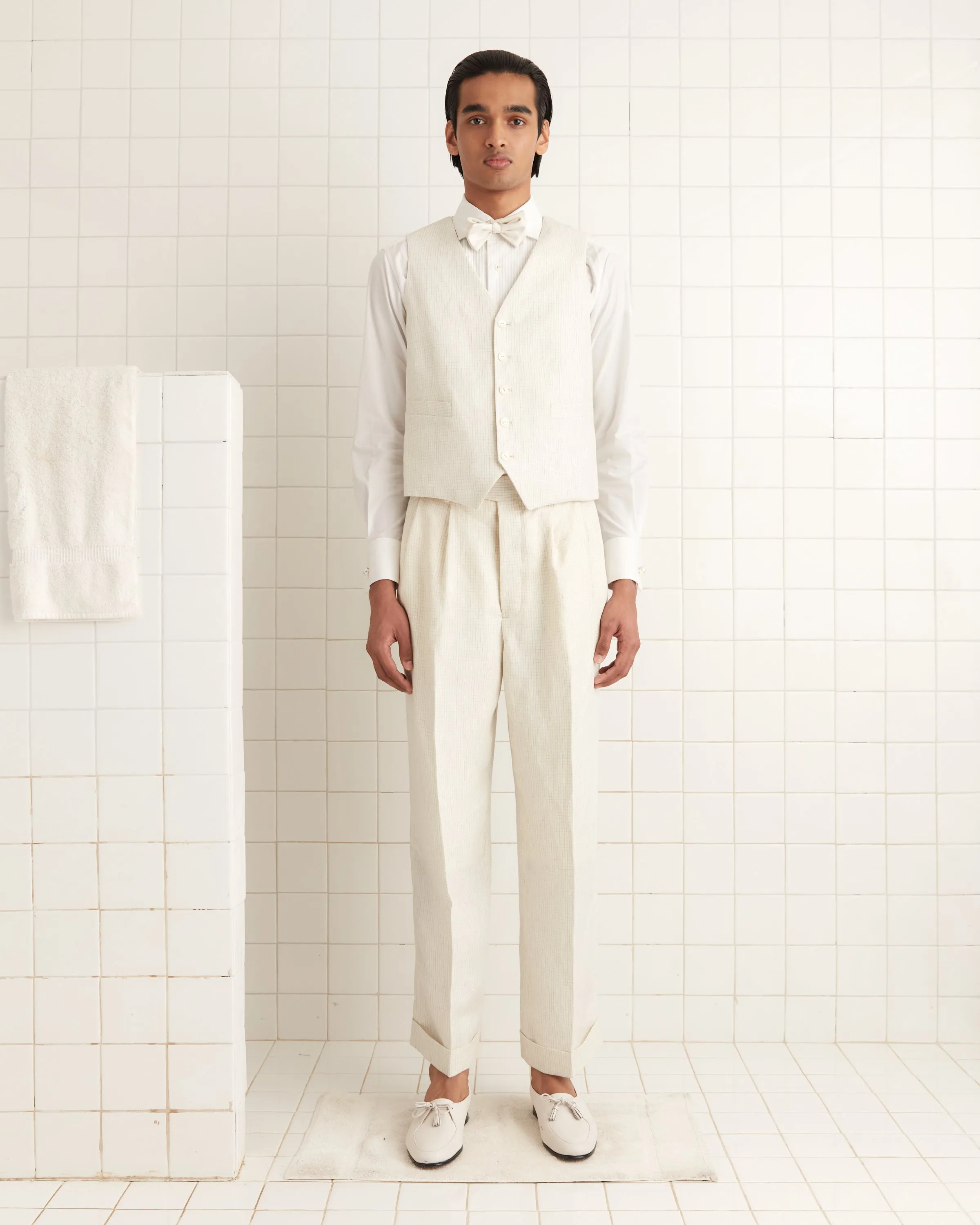 Nelson Brookline Waistcoat sold by BODE