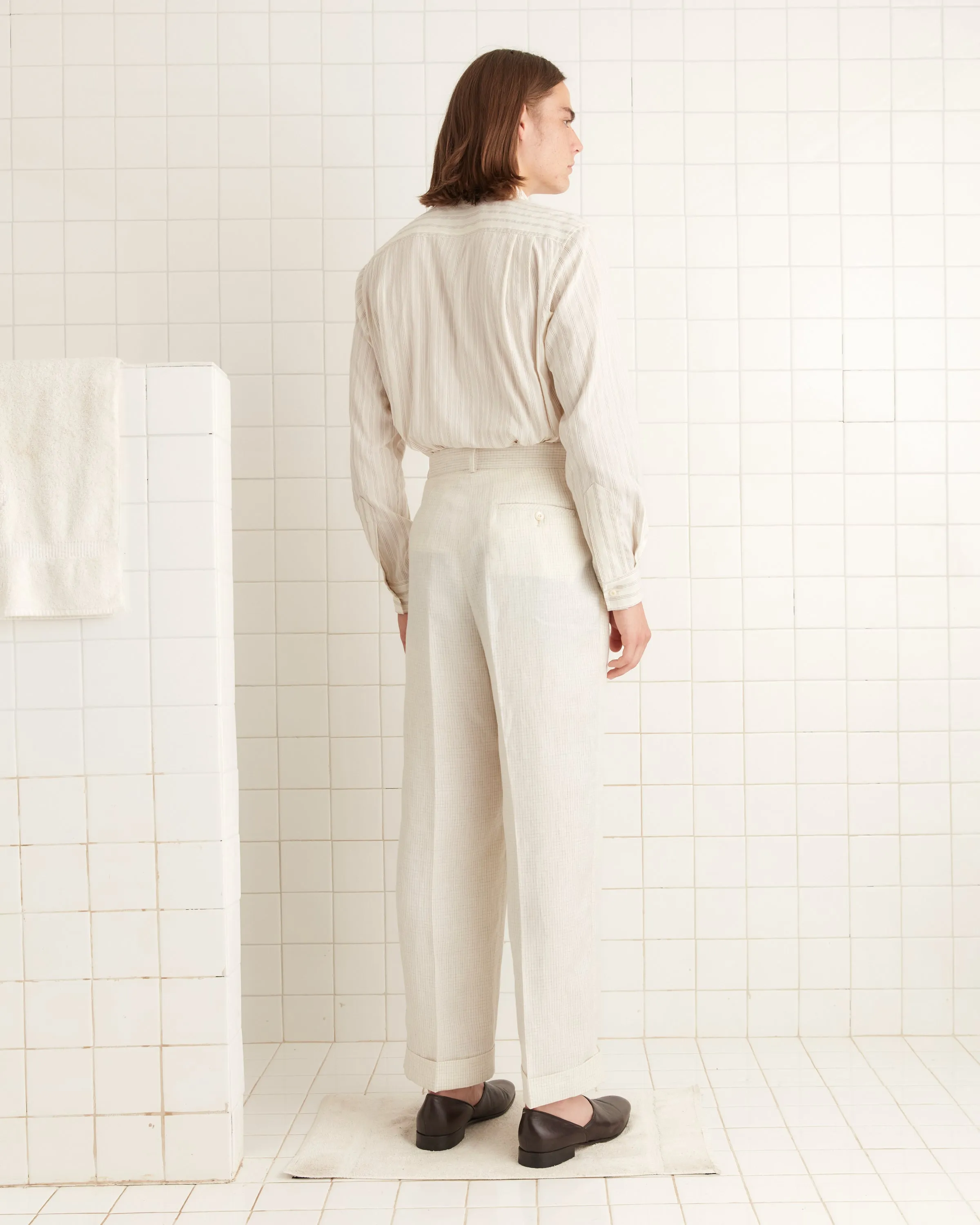 Nelson Trousers - Ecru sold by BODE product image thumbnail 3