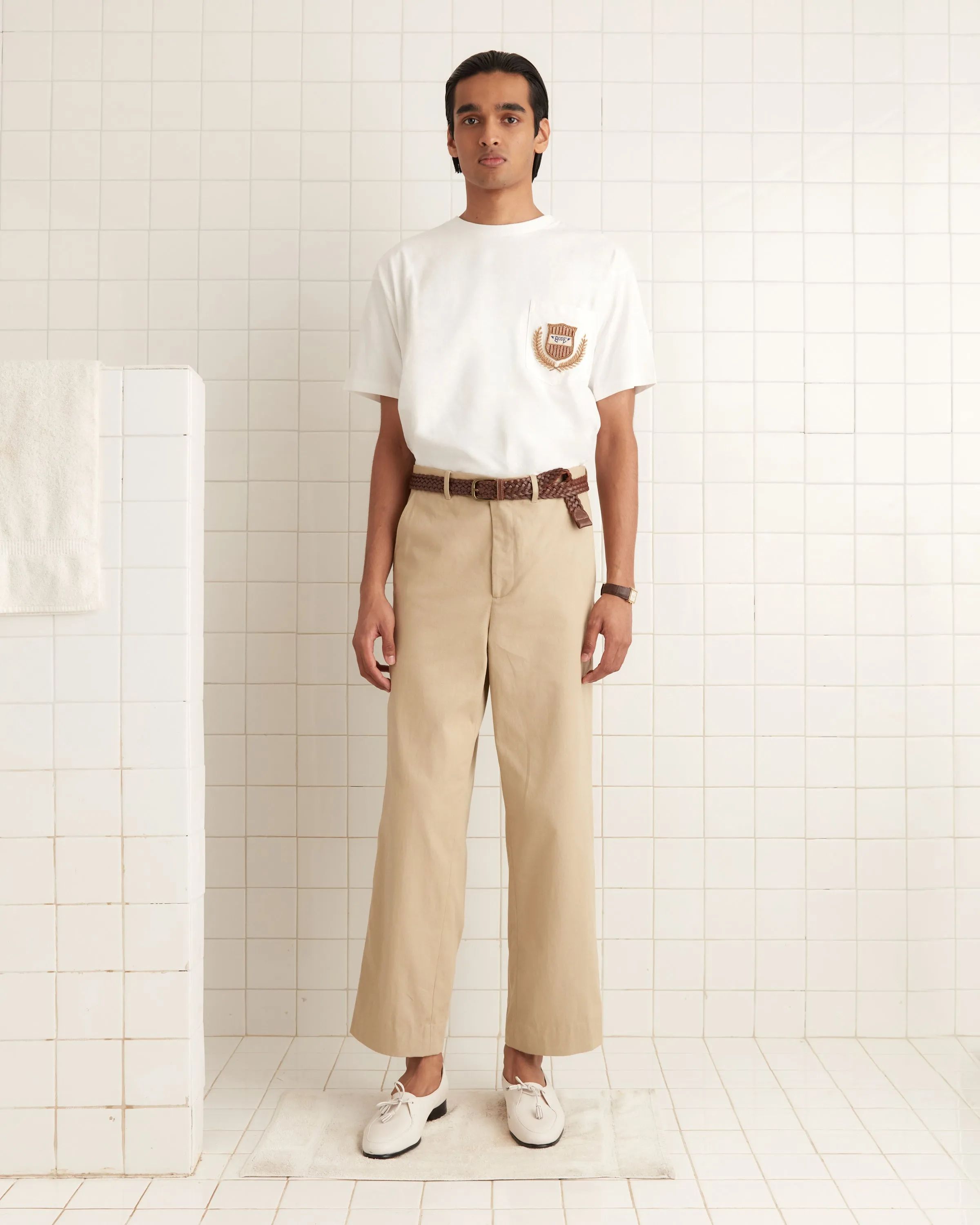 Sportsman Patch Pocket Tee sold by BODE