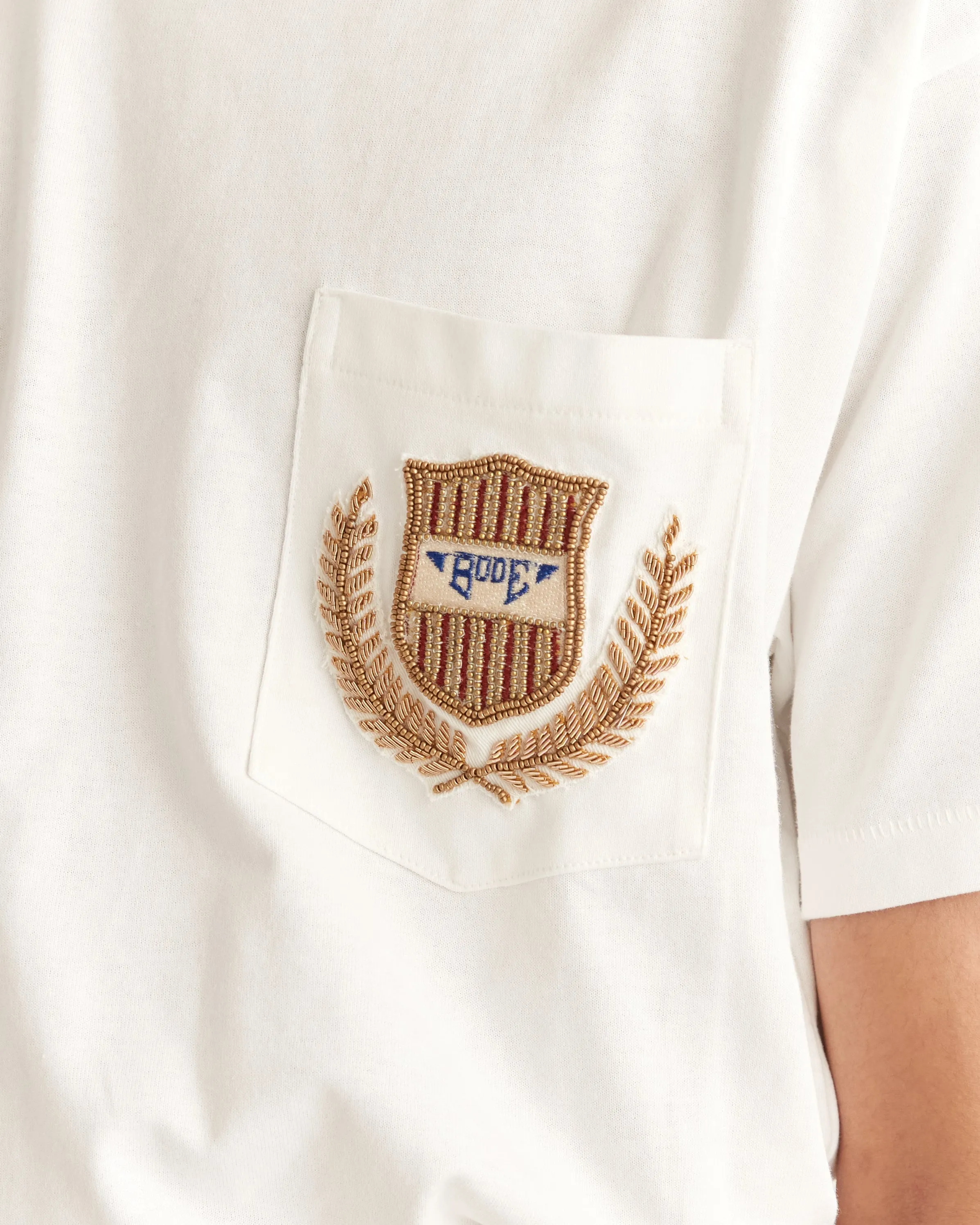 Sportsman Patch Pocket Tee sold by BODE product image thumbnail 3