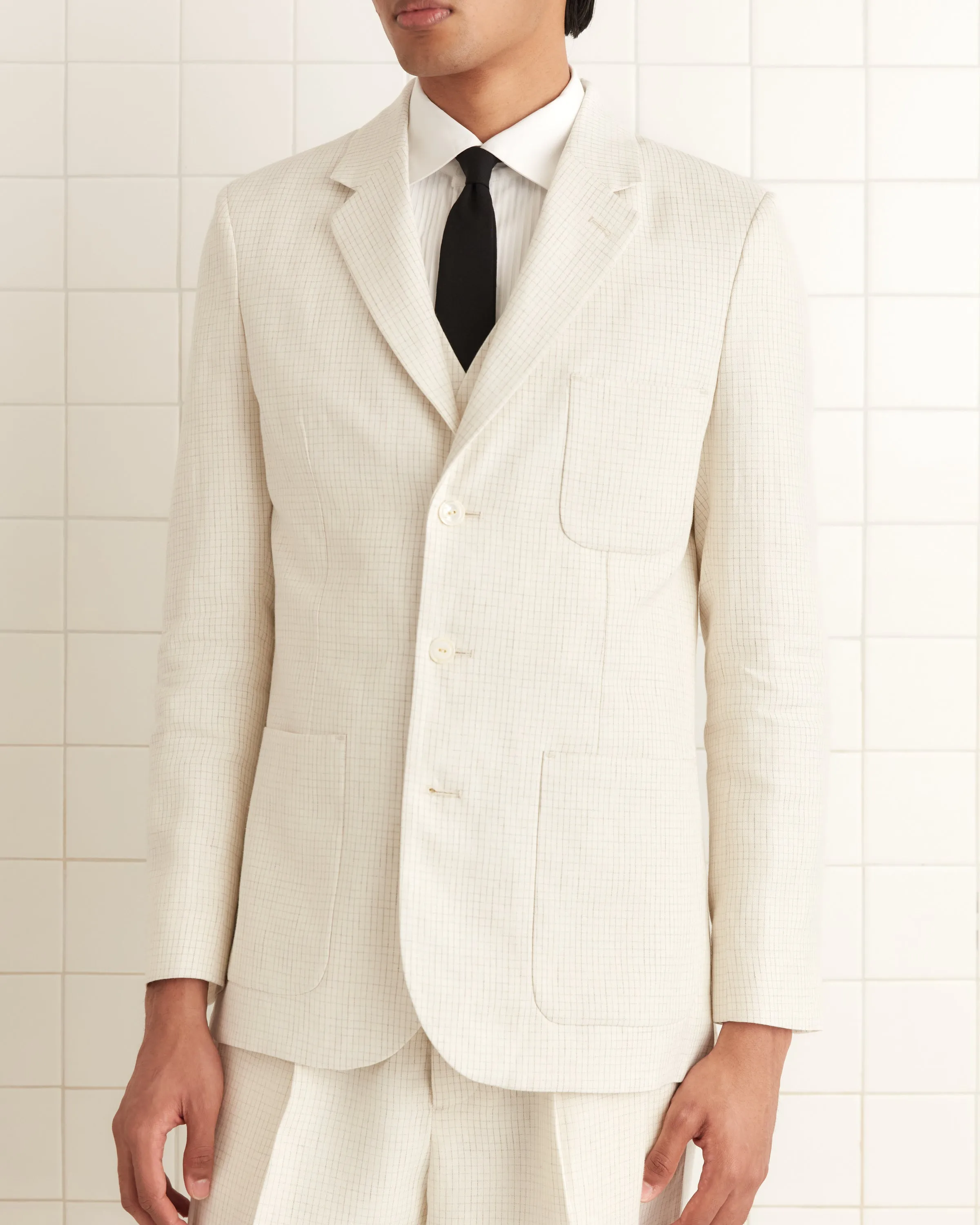 Nelson Single-Breasted Suit Jacket sold by BODE product image thumbnail 2