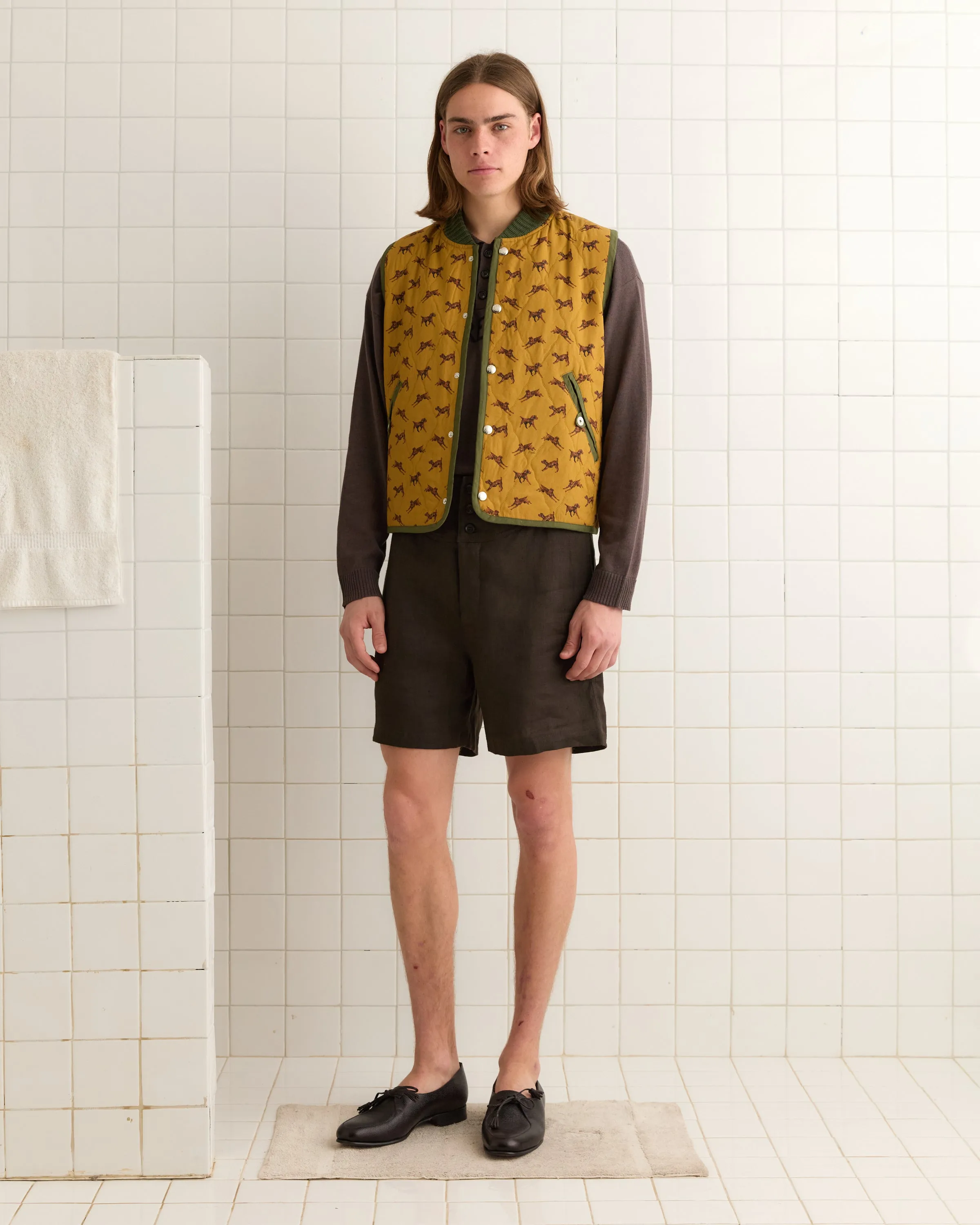 Crittendon Quilted Vest sold by BODE