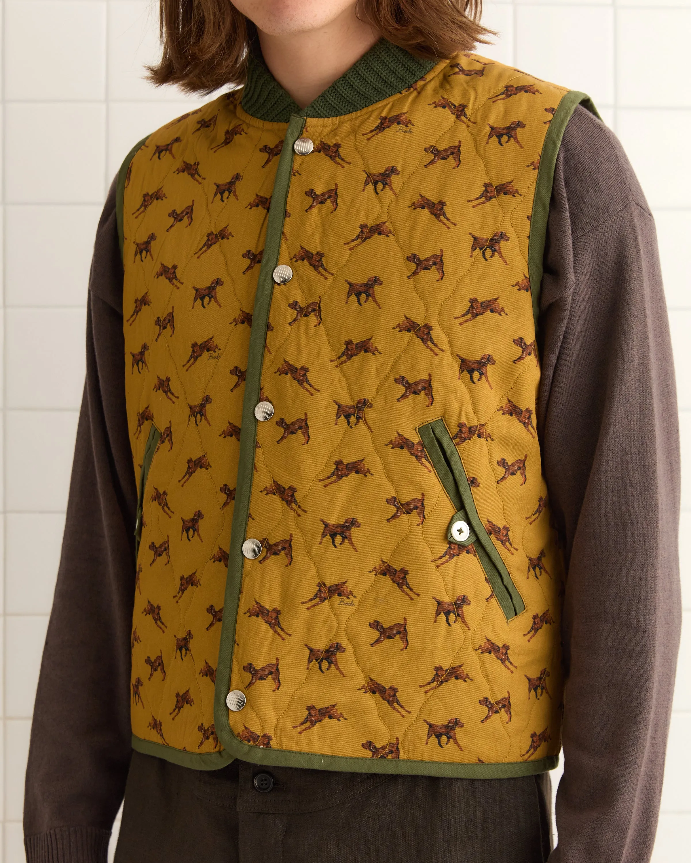 Crittendon Quilted Vest sold by BODE product image thumbnail 2