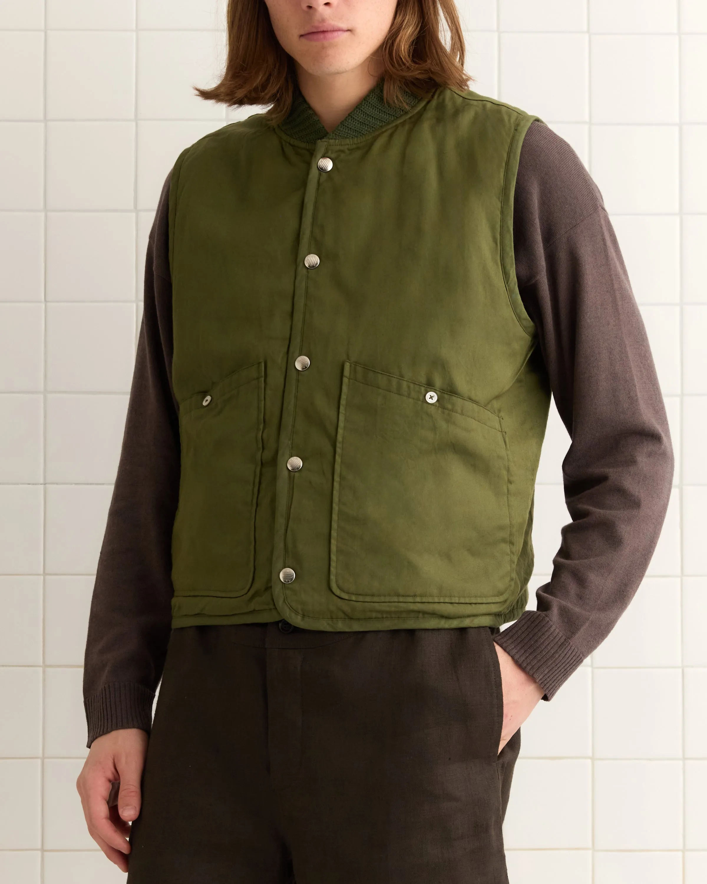 Crittendon Quilted Vest sold by BODE product image thumbnail 5