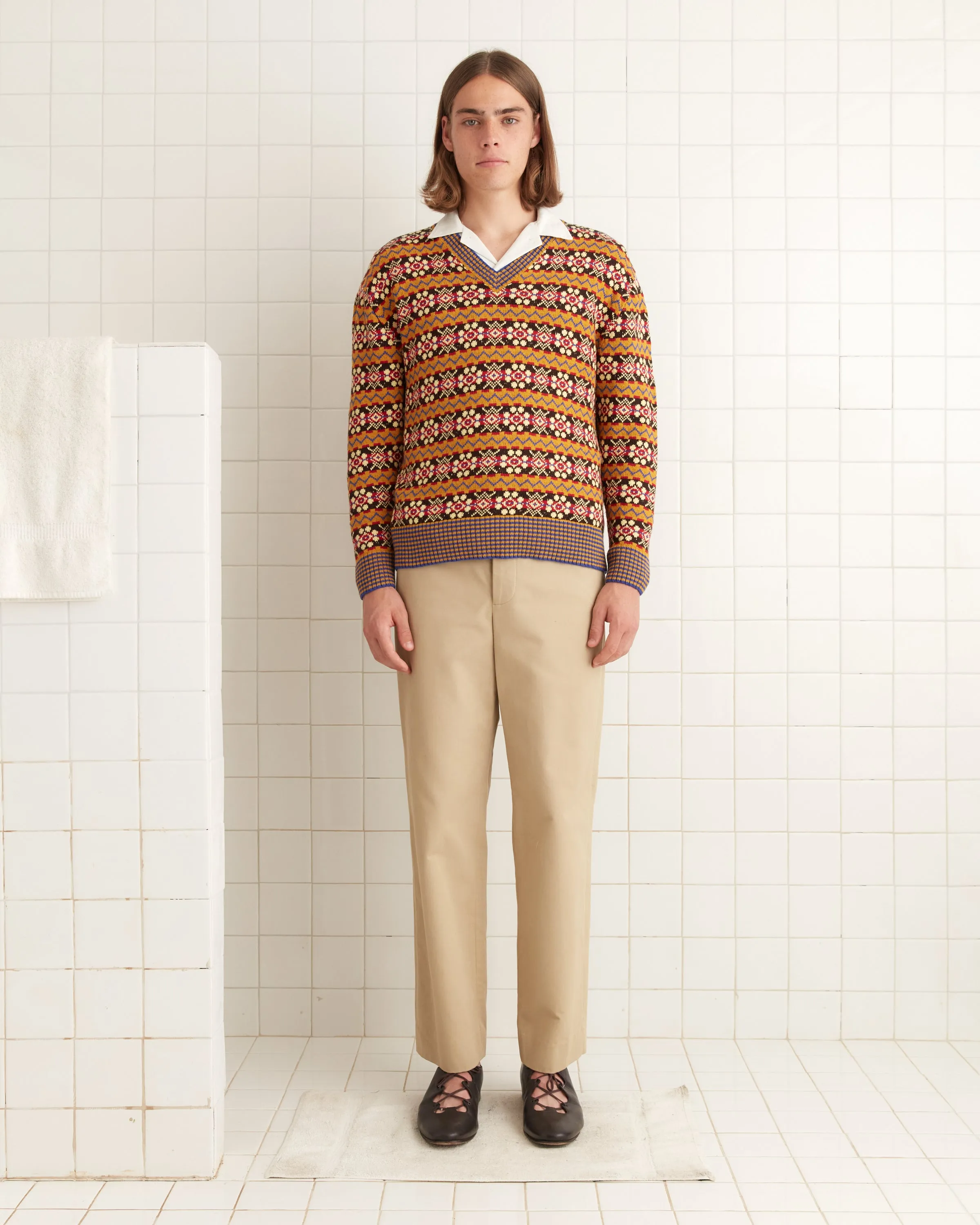 Bracken Sweater sold by BODE