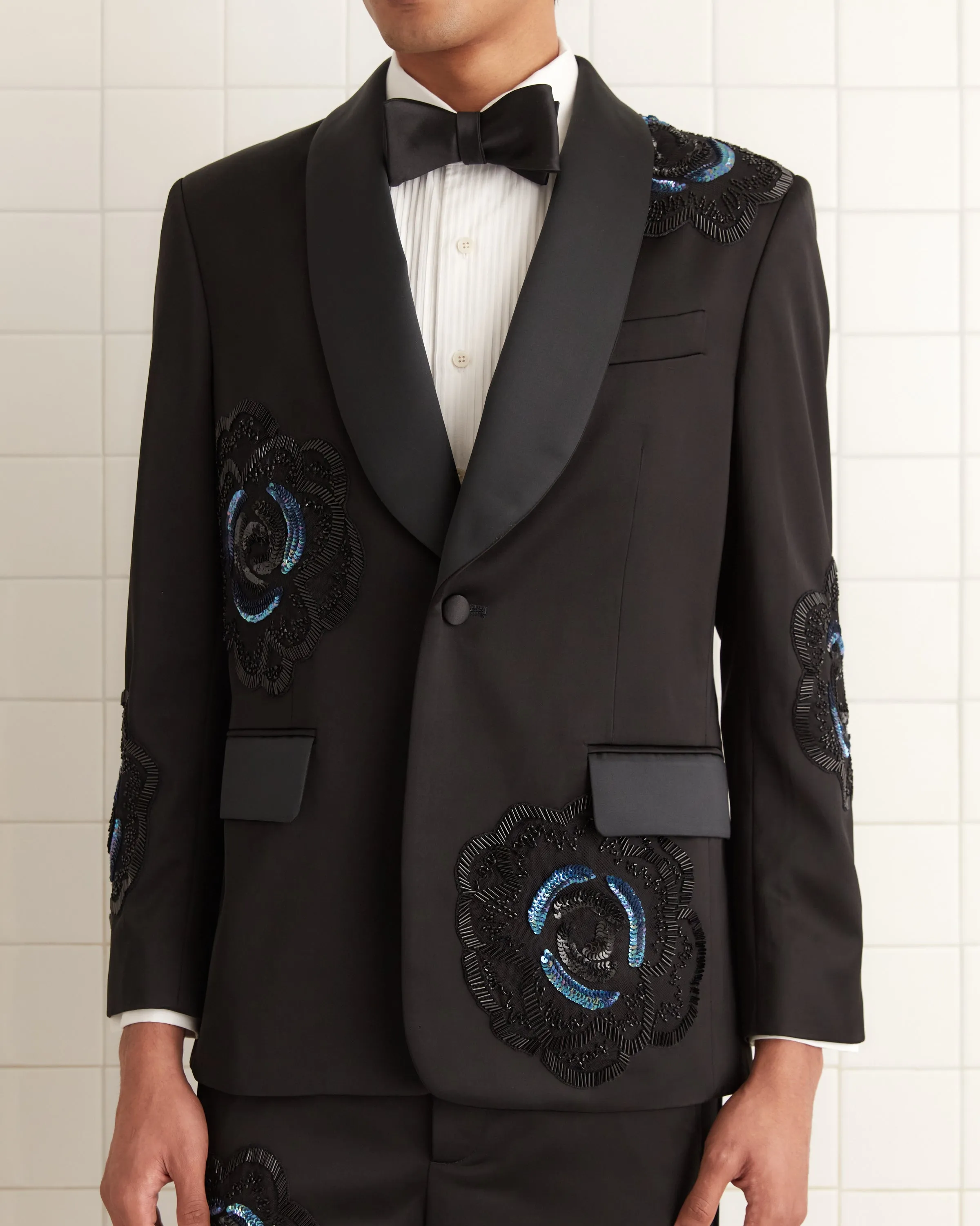 Poppy Shawl Collar Suit Jacket sold by BODE product image thumbnail 2