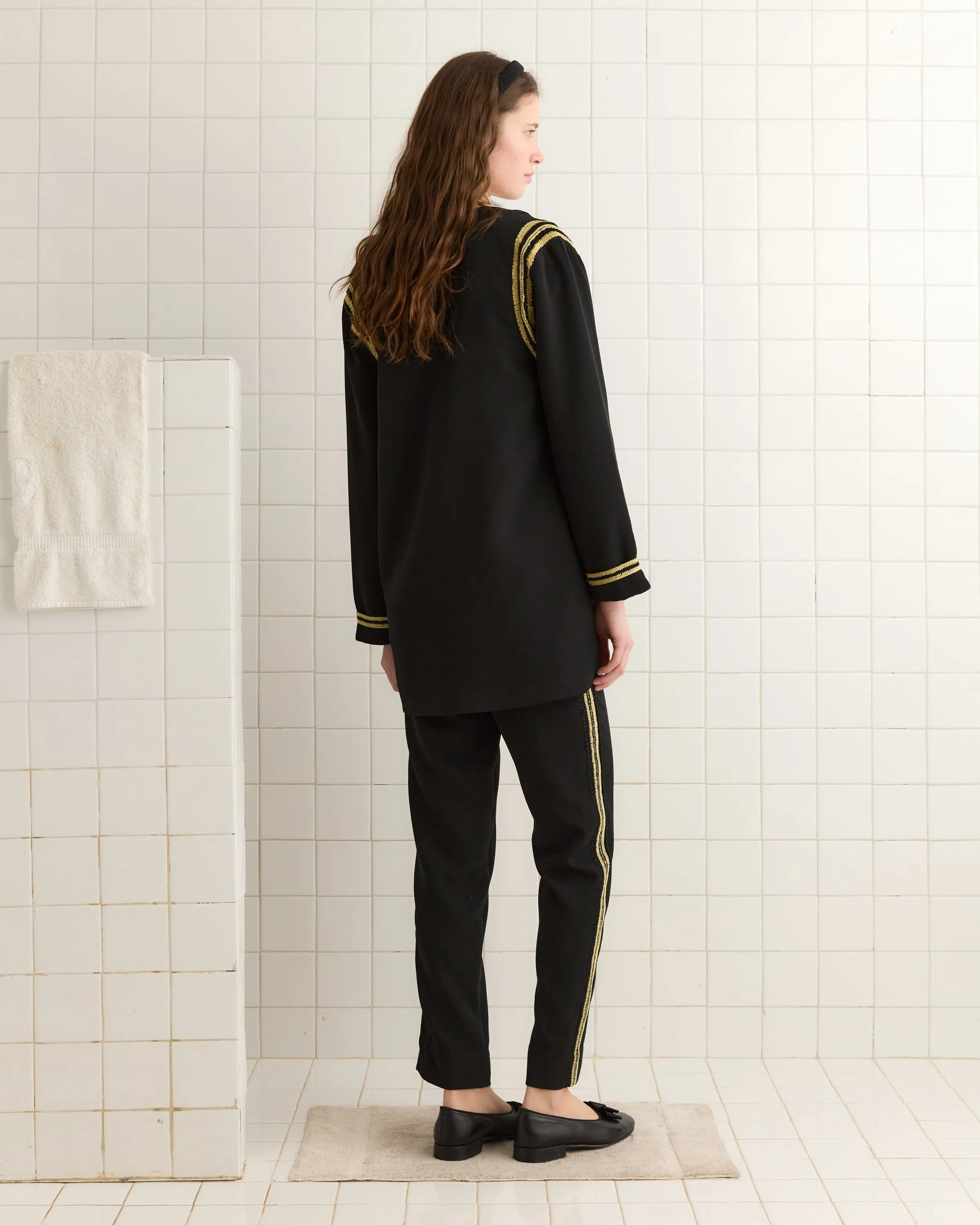 Weedy Crochet Jacket sold by BODE product image thumbnail 3