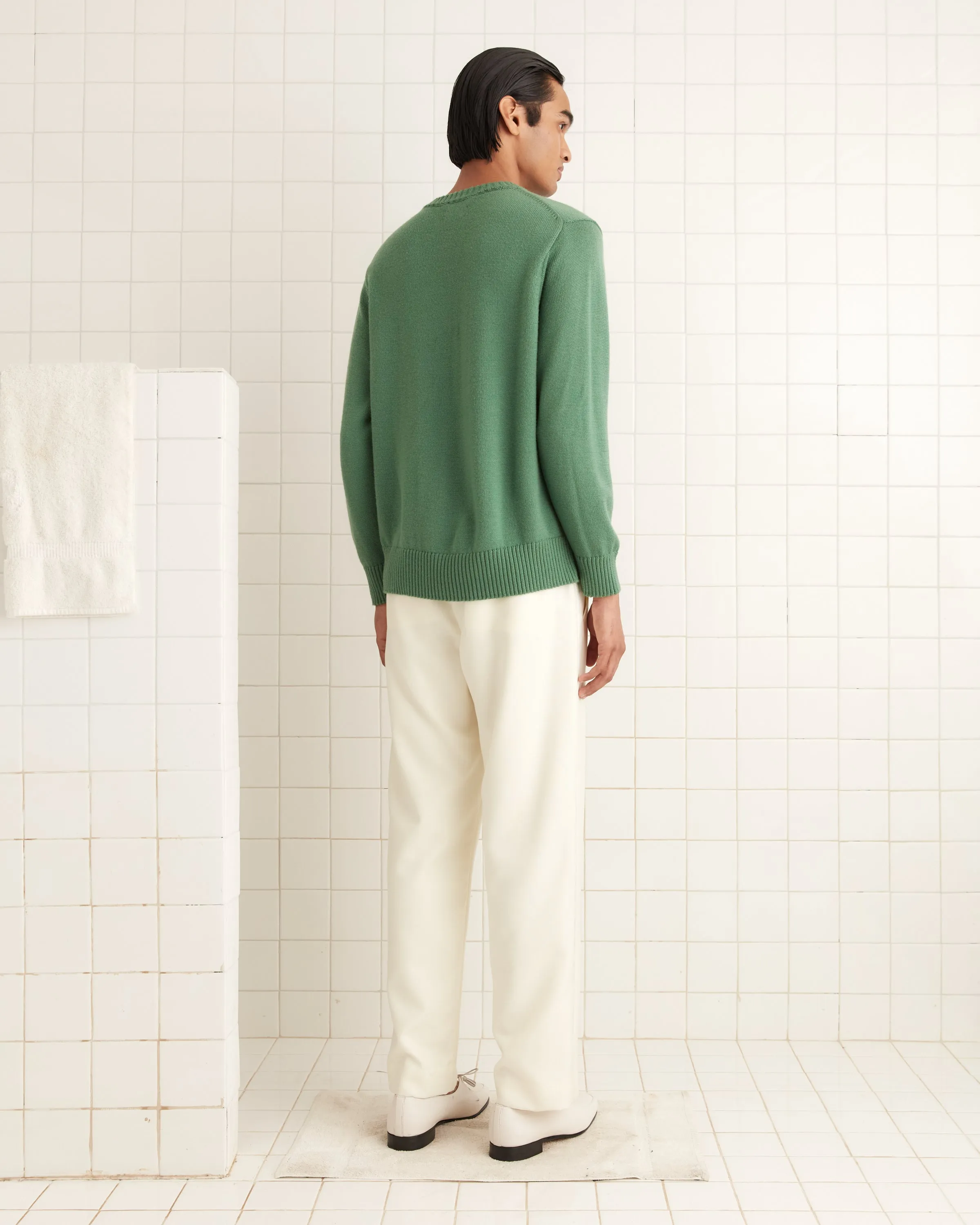 Juniper Sweater - Green sold by BODE product image thumbnail 3