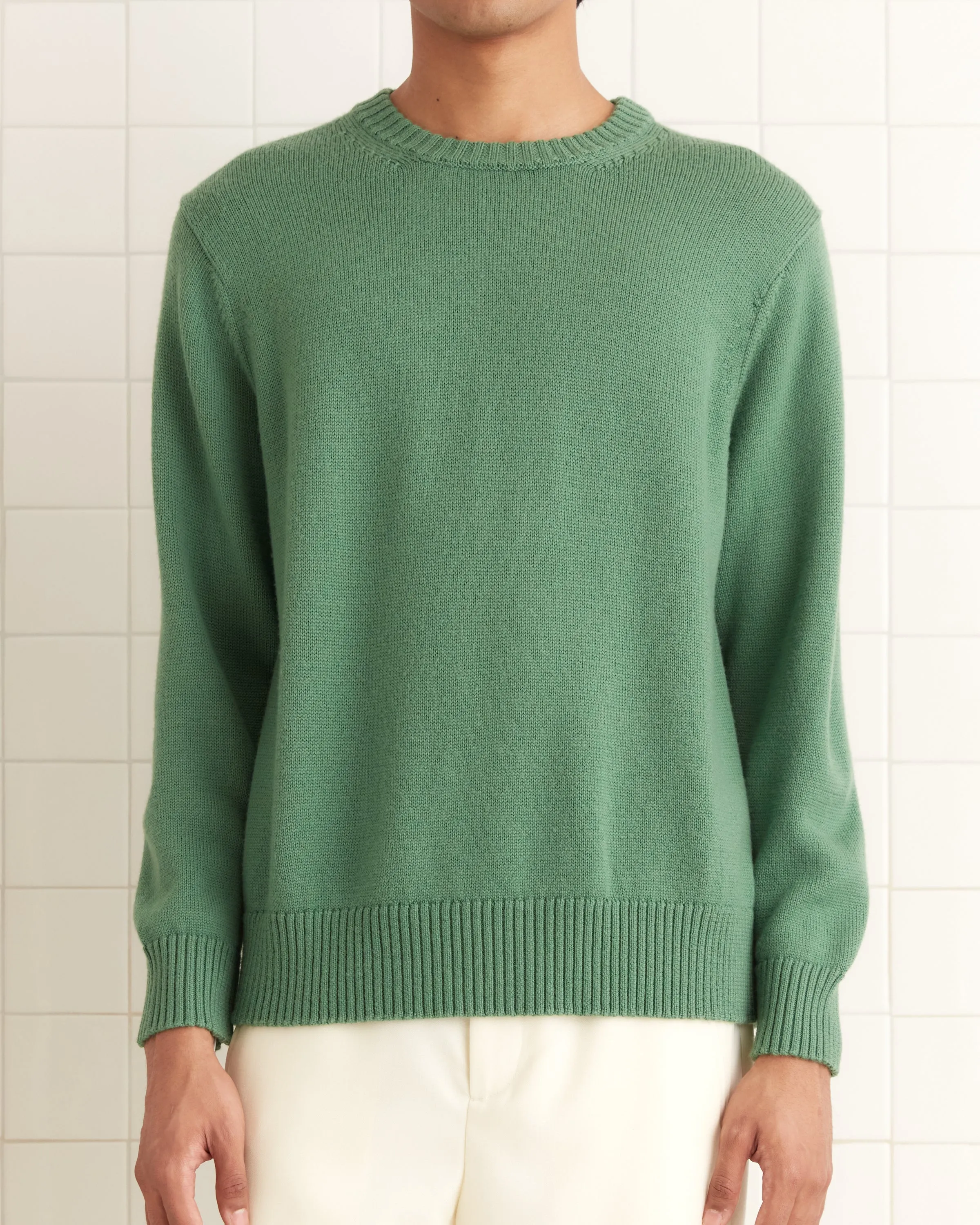 Juniper Sweater - Green sold by BODE product image thumbnail 2