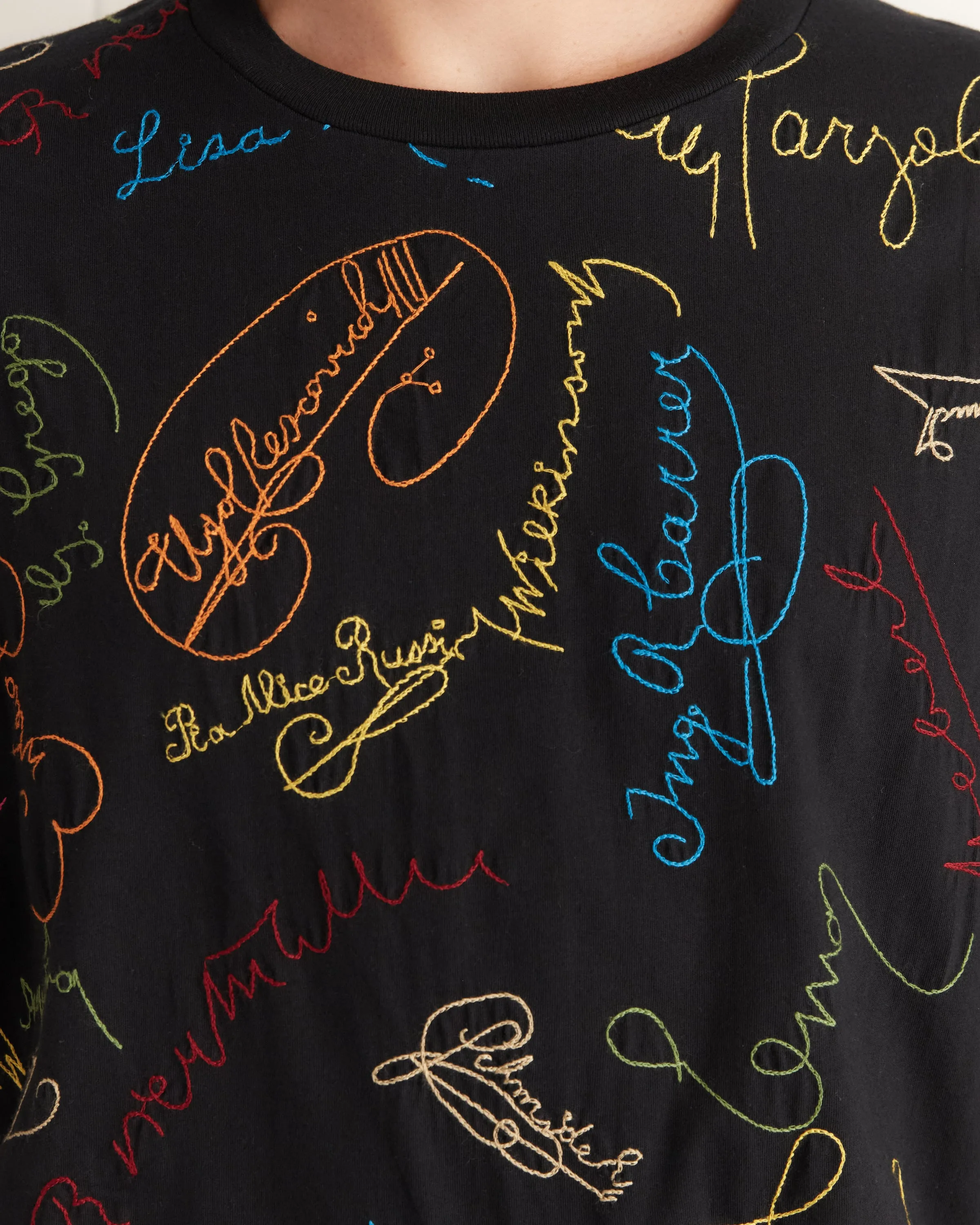 Signature Scrawl Boxy Tee sold by BODE product image thumbnail 2