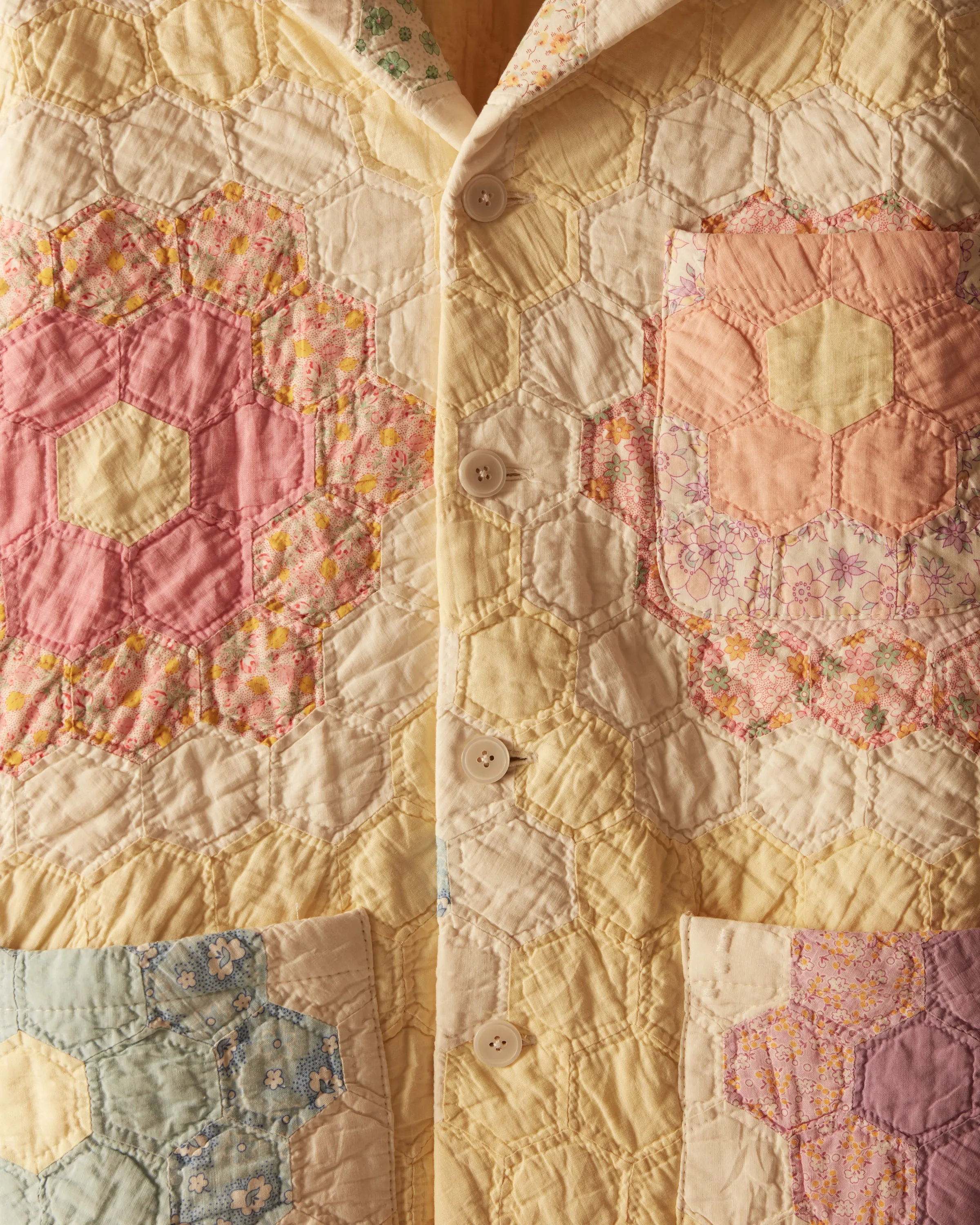 Honeycomb Crib Quilt Jacket sold by BODE product image thumbnail 5
