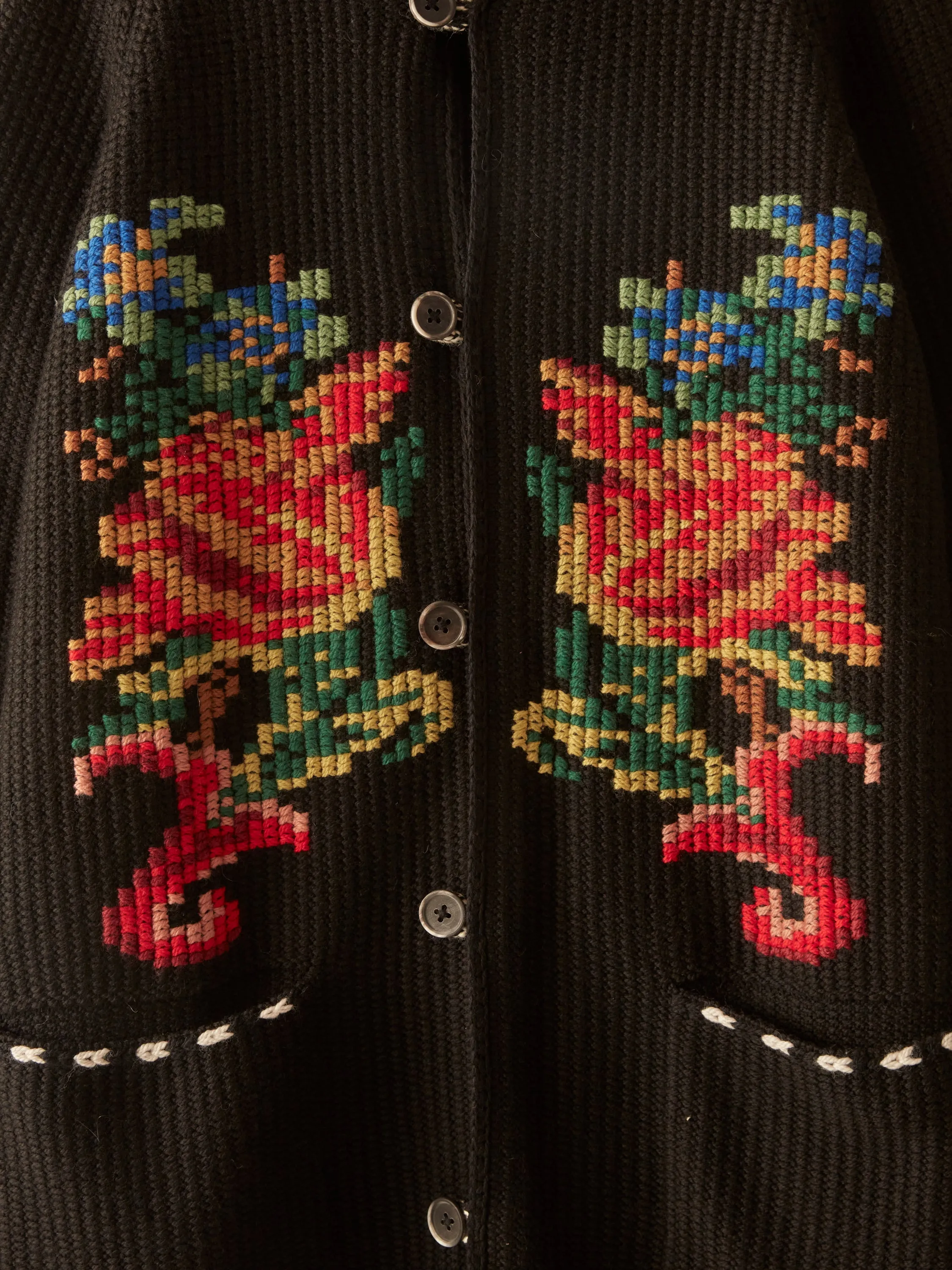 Cape Cod Cross Stitch Cardigan sold by BODE product image thumbnail 2