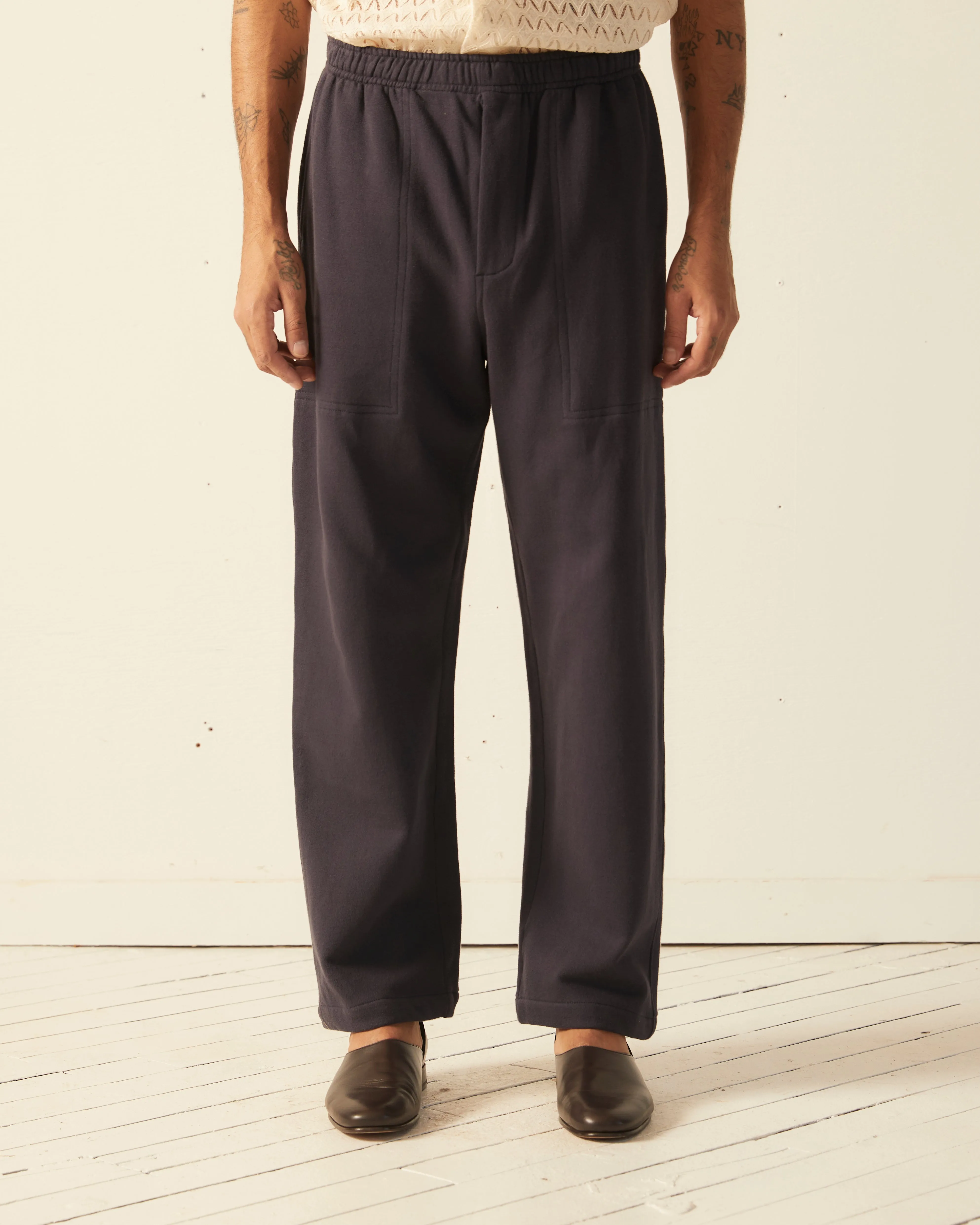 Solid Track Pant - Midnight sold by BODE product image thumbnail 2