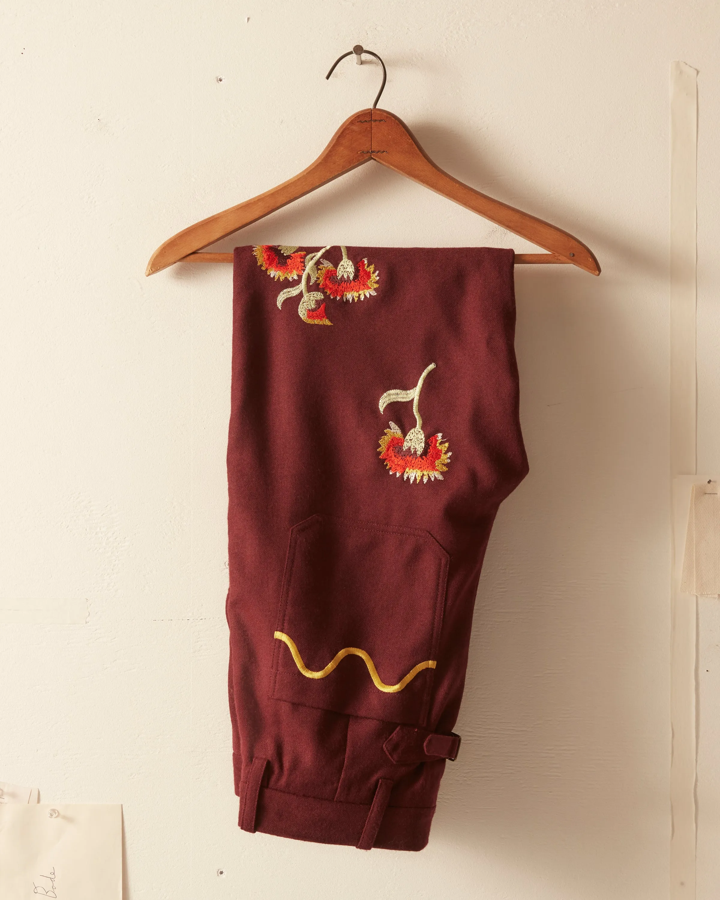 French Marigold Trousers sold by BODE