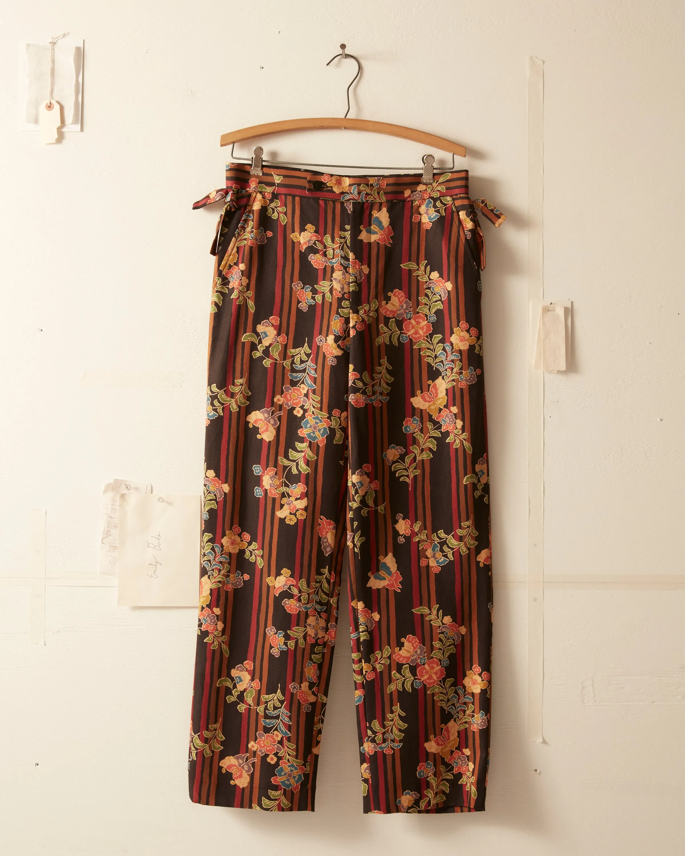 Butterfly Stripe Side Tie Trousers sold by BODE product image thumbnail 2