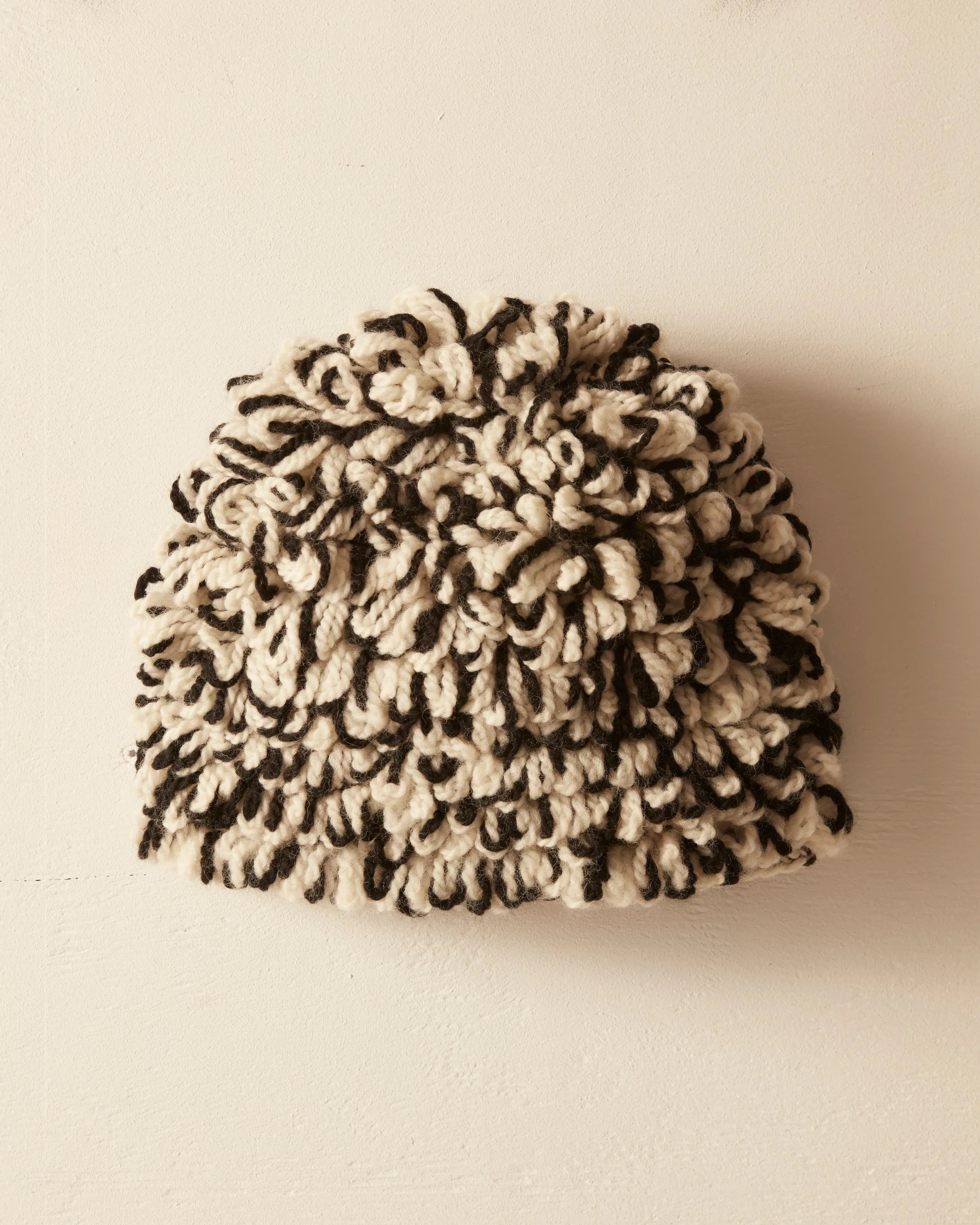 Loopy Hat - Black Cream sold by BODE