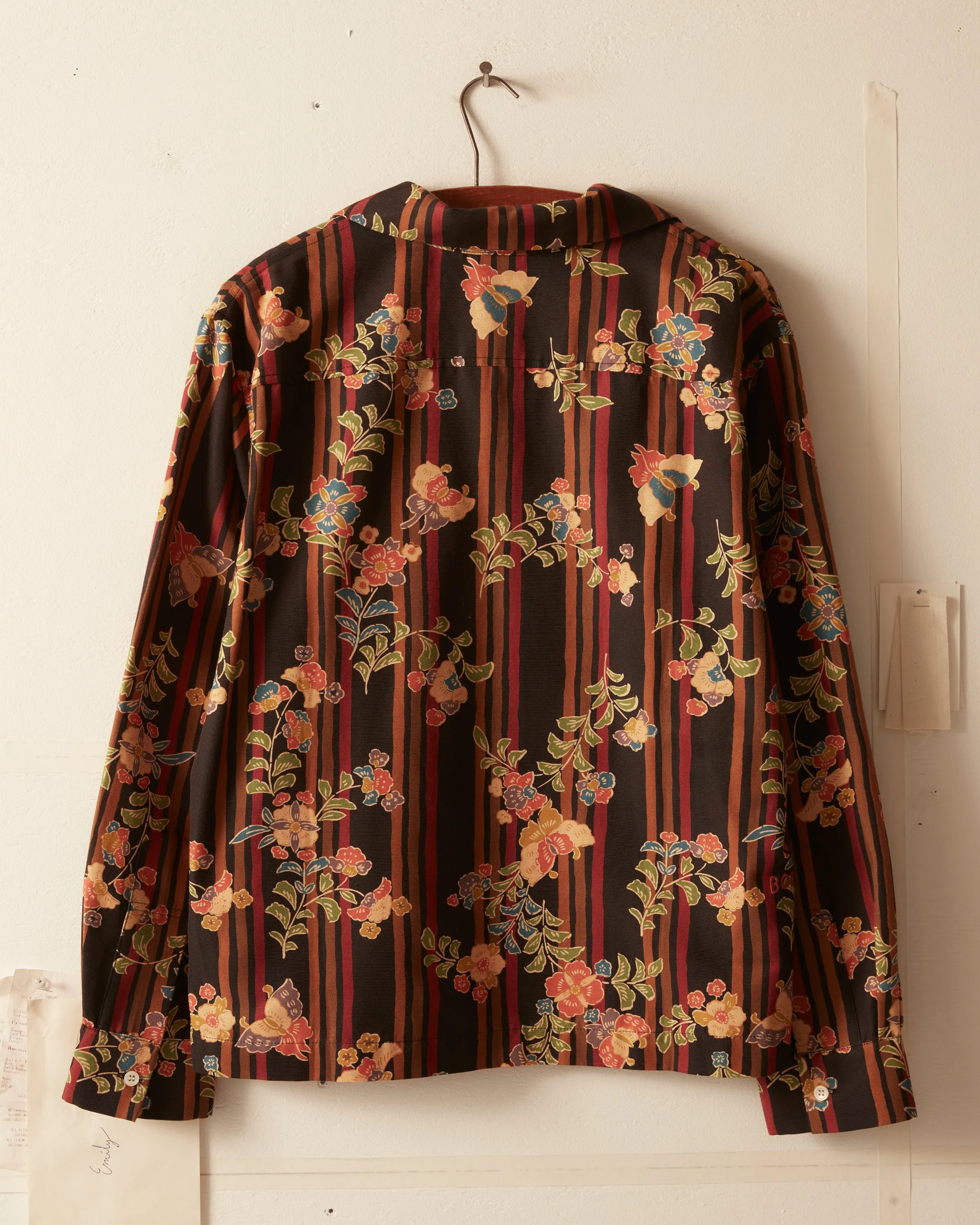 Butterfly Stripe Long Sleeve Shirt sold by BODE product image thumbnail 3