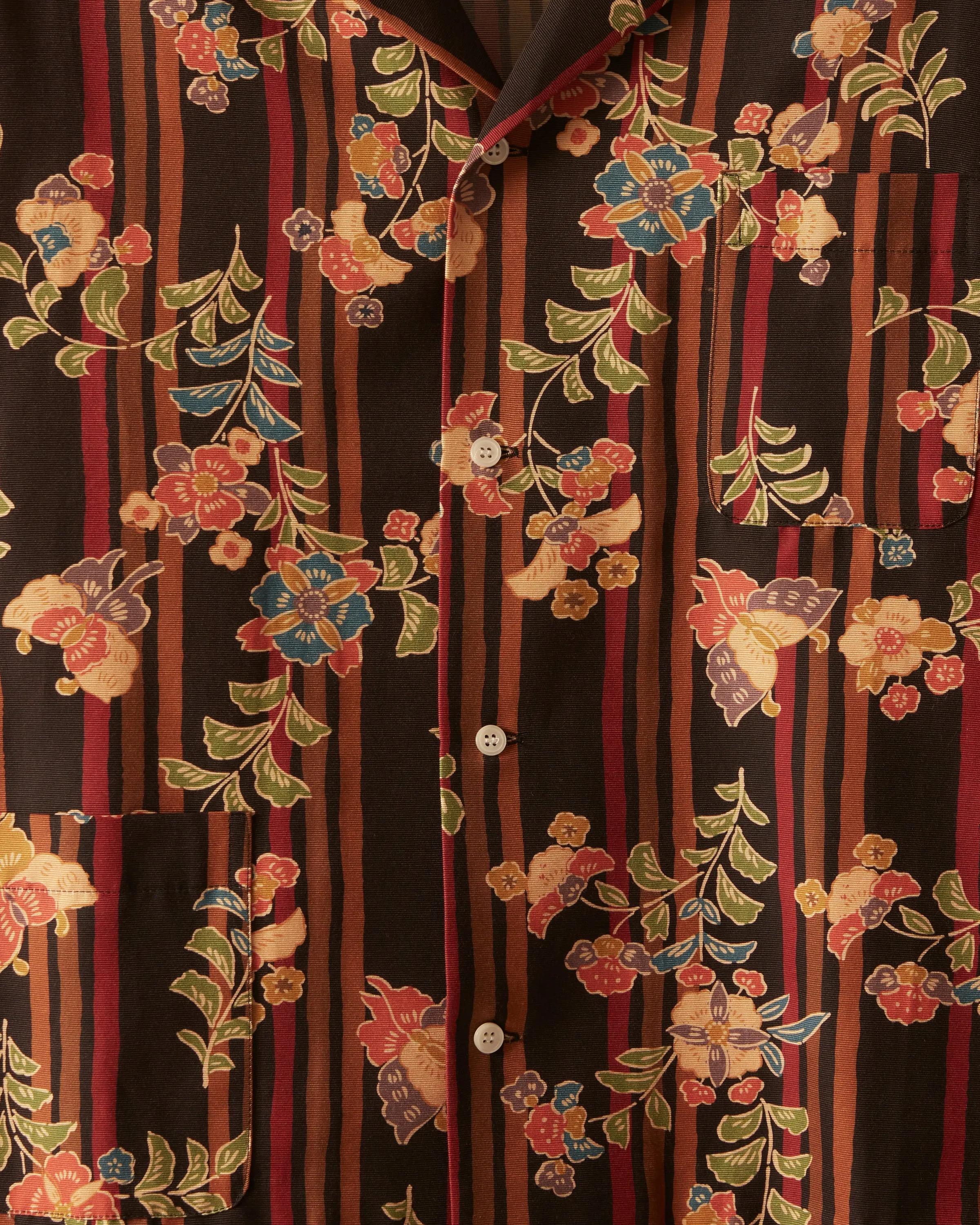 Butterfly Stripe Long Sleeve Shirt sold by BODE product image thumbnail 2