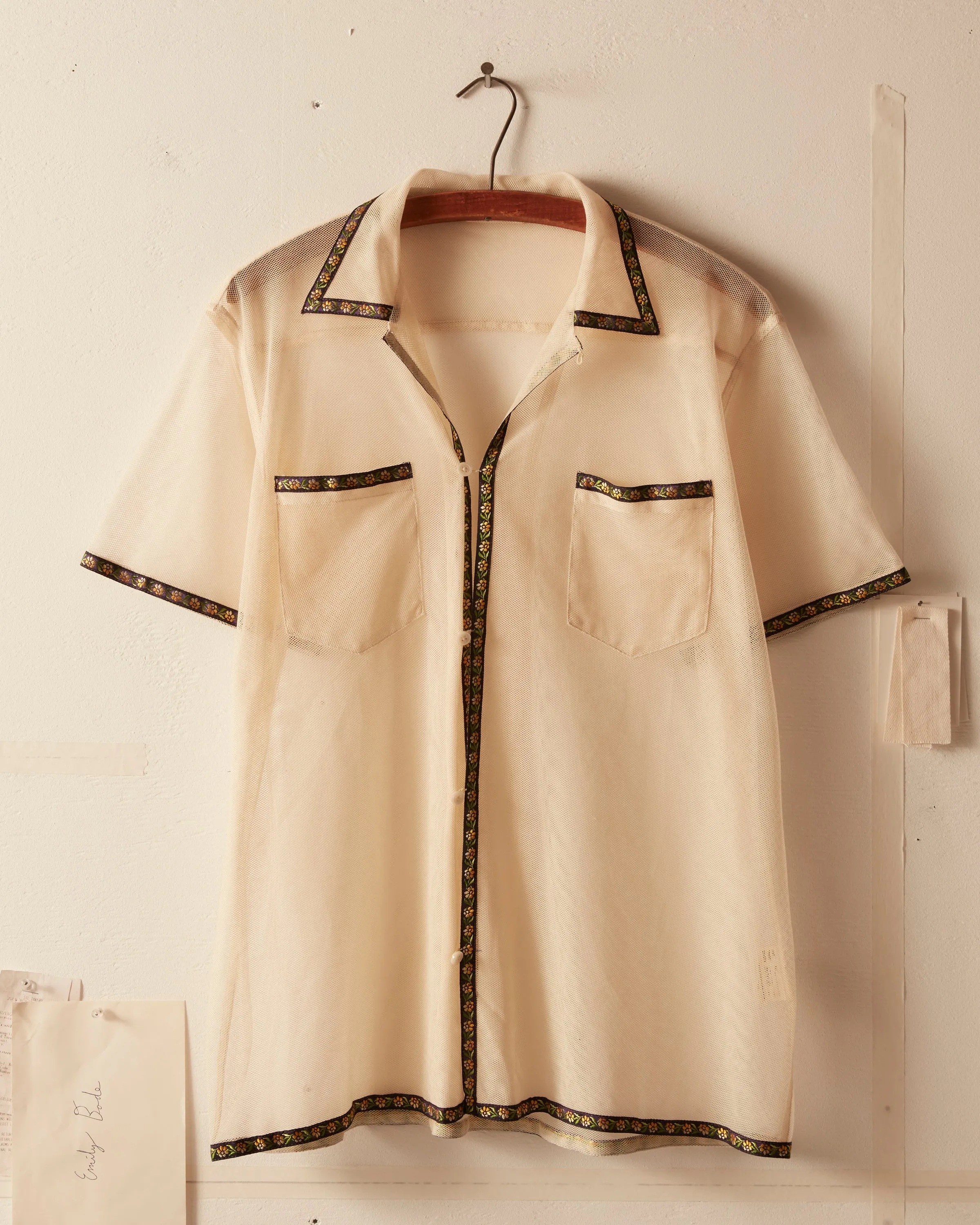 Floret Border Short Sleeve Shirt sold by BODE